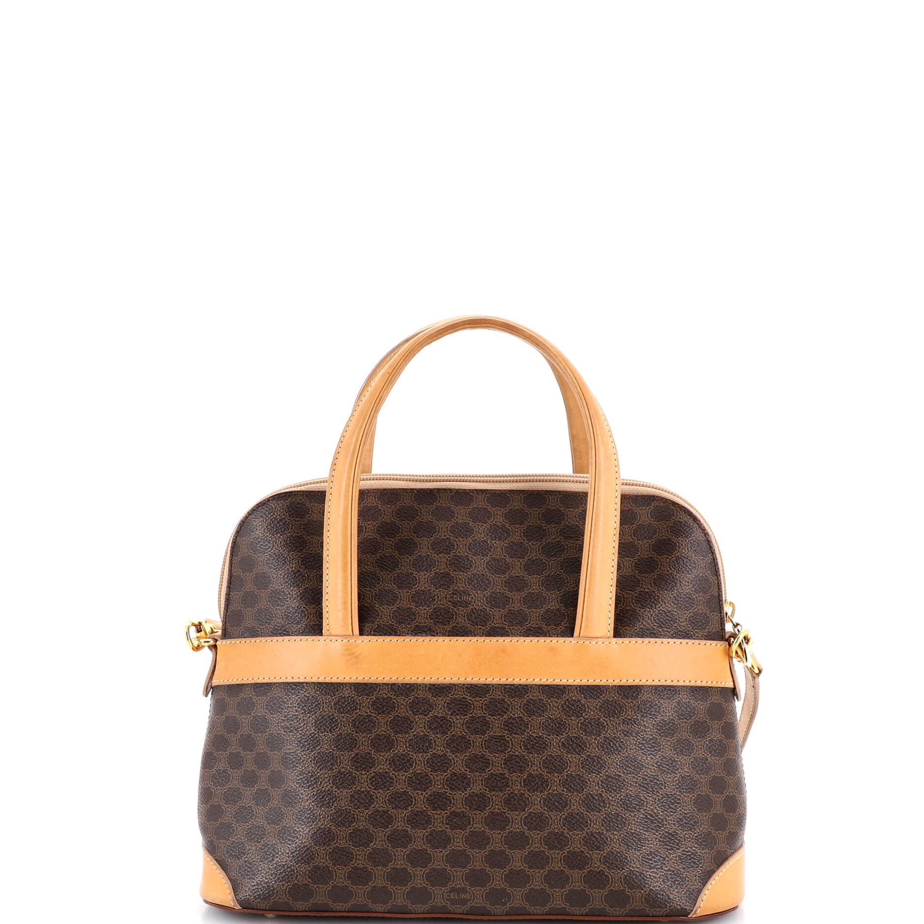 Celine Vintage Logo Convertible Zip Tote Size ONE SIZE - 3 Thumbnail