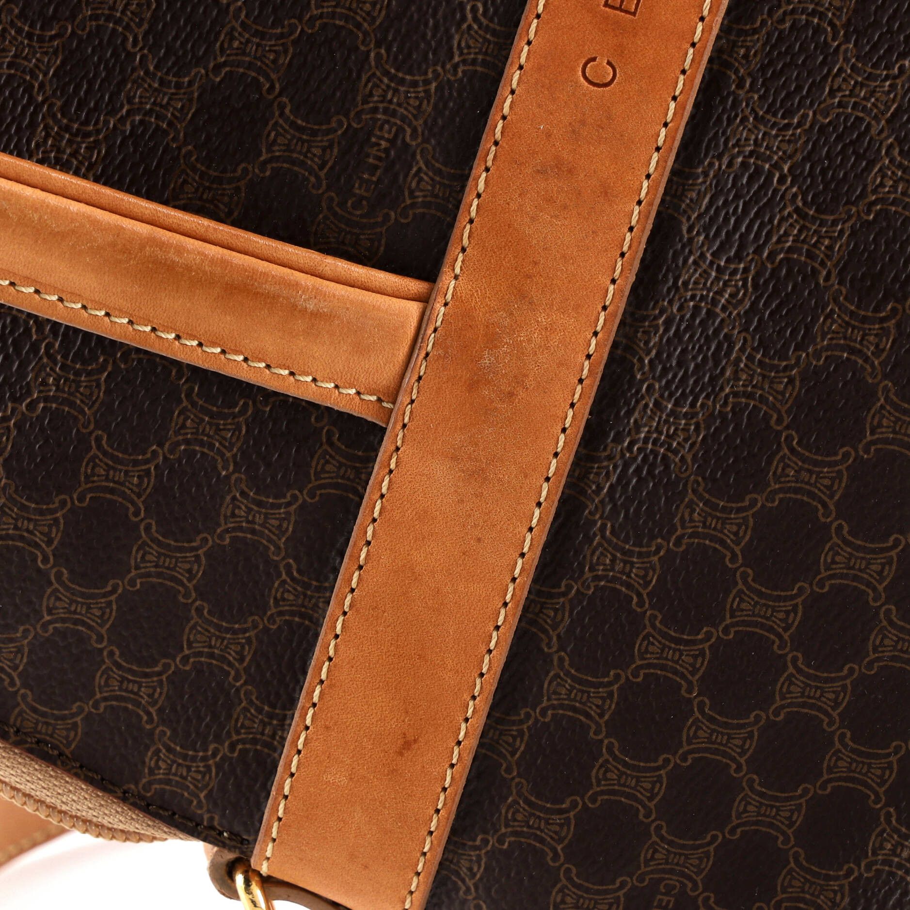 Celine Vintage Logo Convertible Zip Tote Size ONE SIZE - 6 Thumbnail