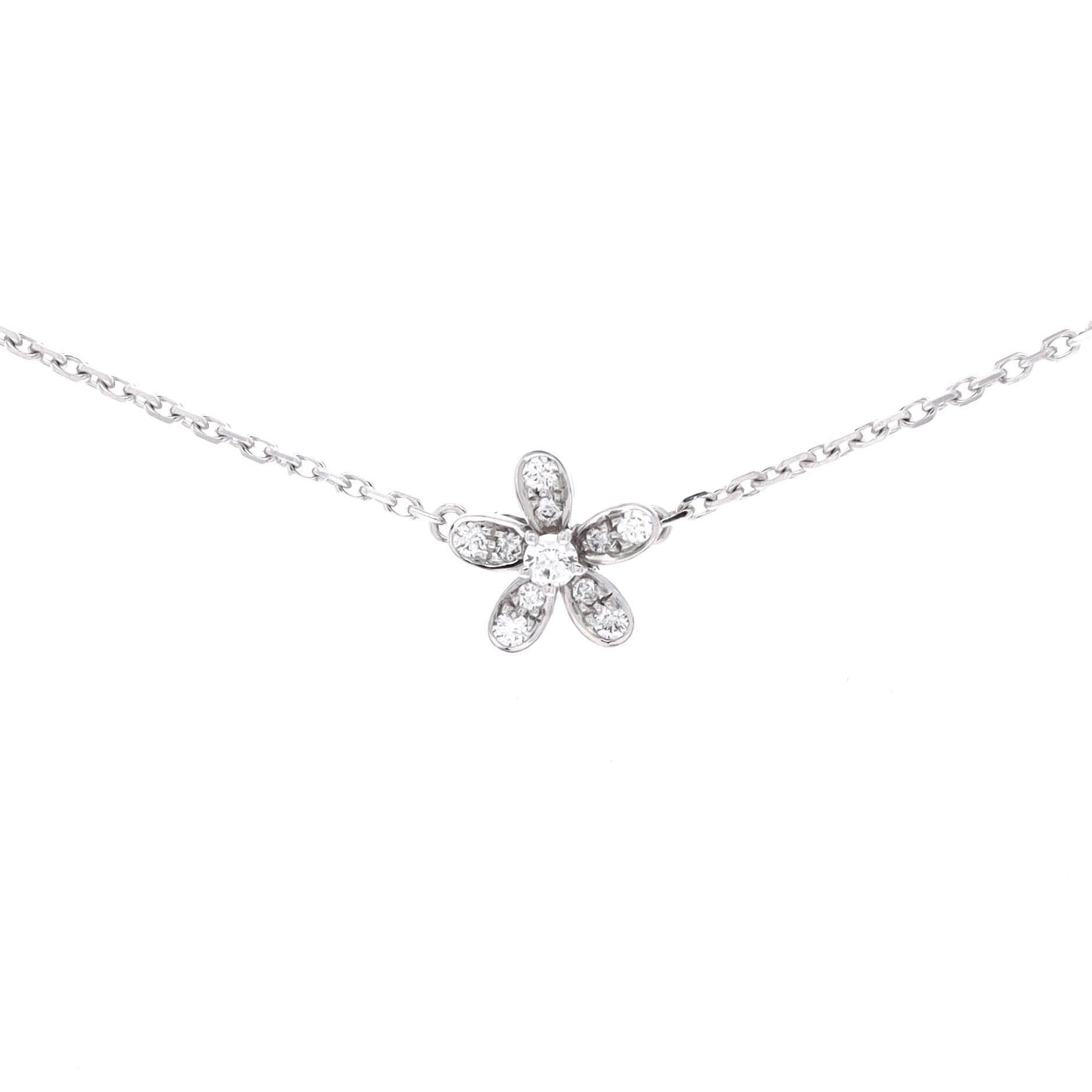 Van Cleef & Arpels Socrate 3 Flower Pendant Necklace Size ONE SIZE - 4 Thumbnail