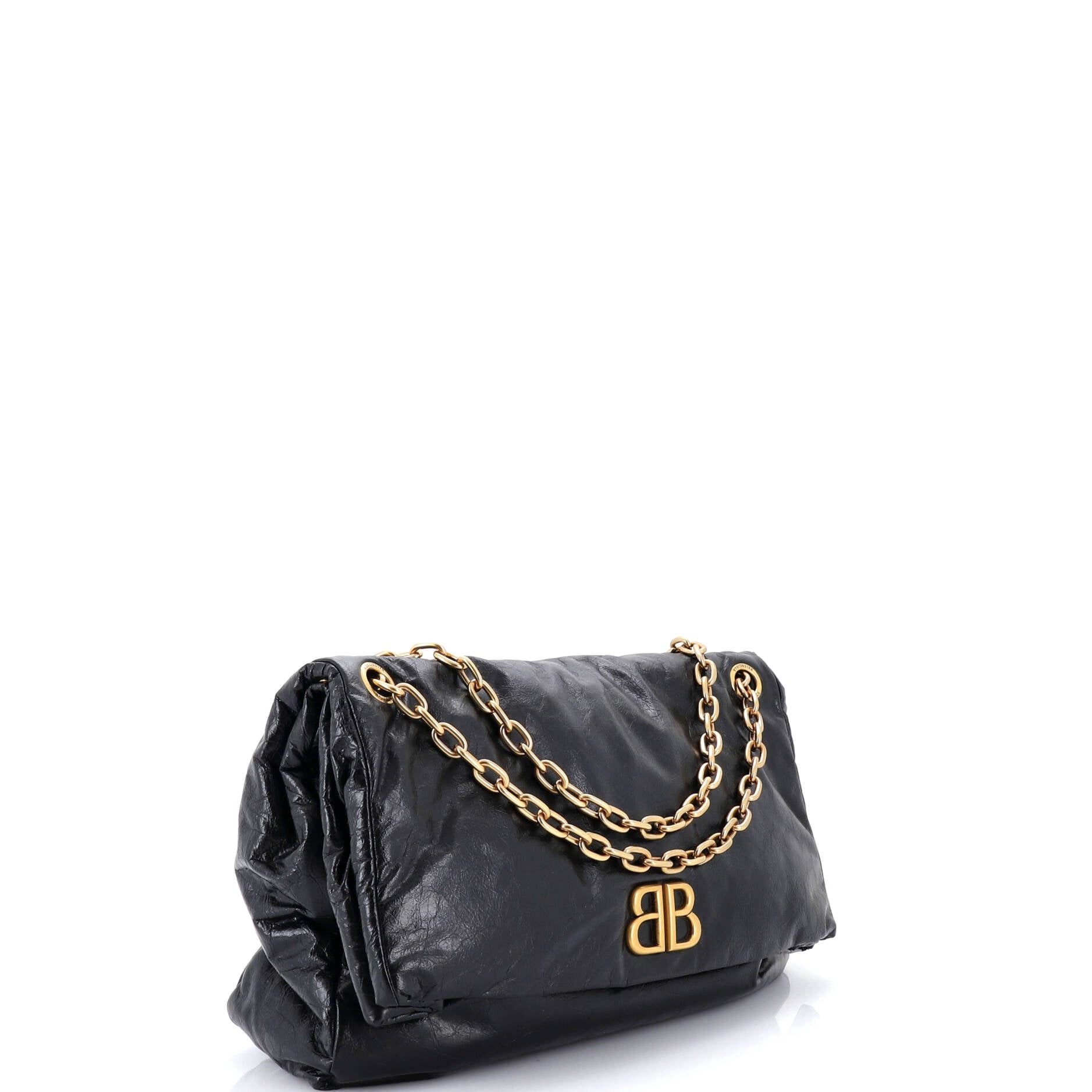 Balenciaga Monaco Chain Flap Shoulder Bag Size ONE SIZE - 2 Thumbnail