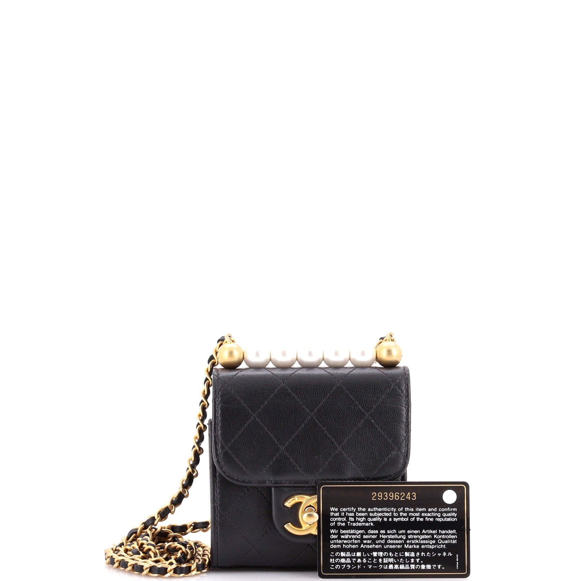 Chanel Chic Pearls Flap Clutch with Chain Size ONE SIZE - 2 Thumbnail