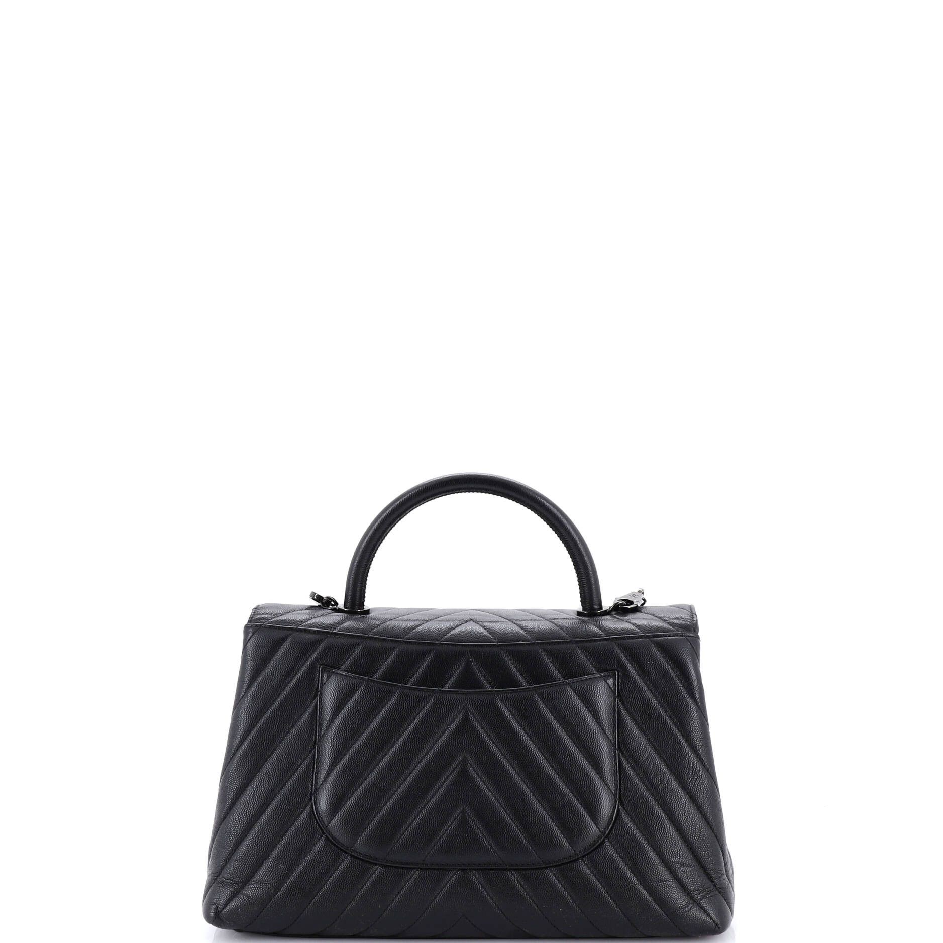 Chanel So Black Coco Top Handle Bag Size ONE SIZE - 3 Thumbnail