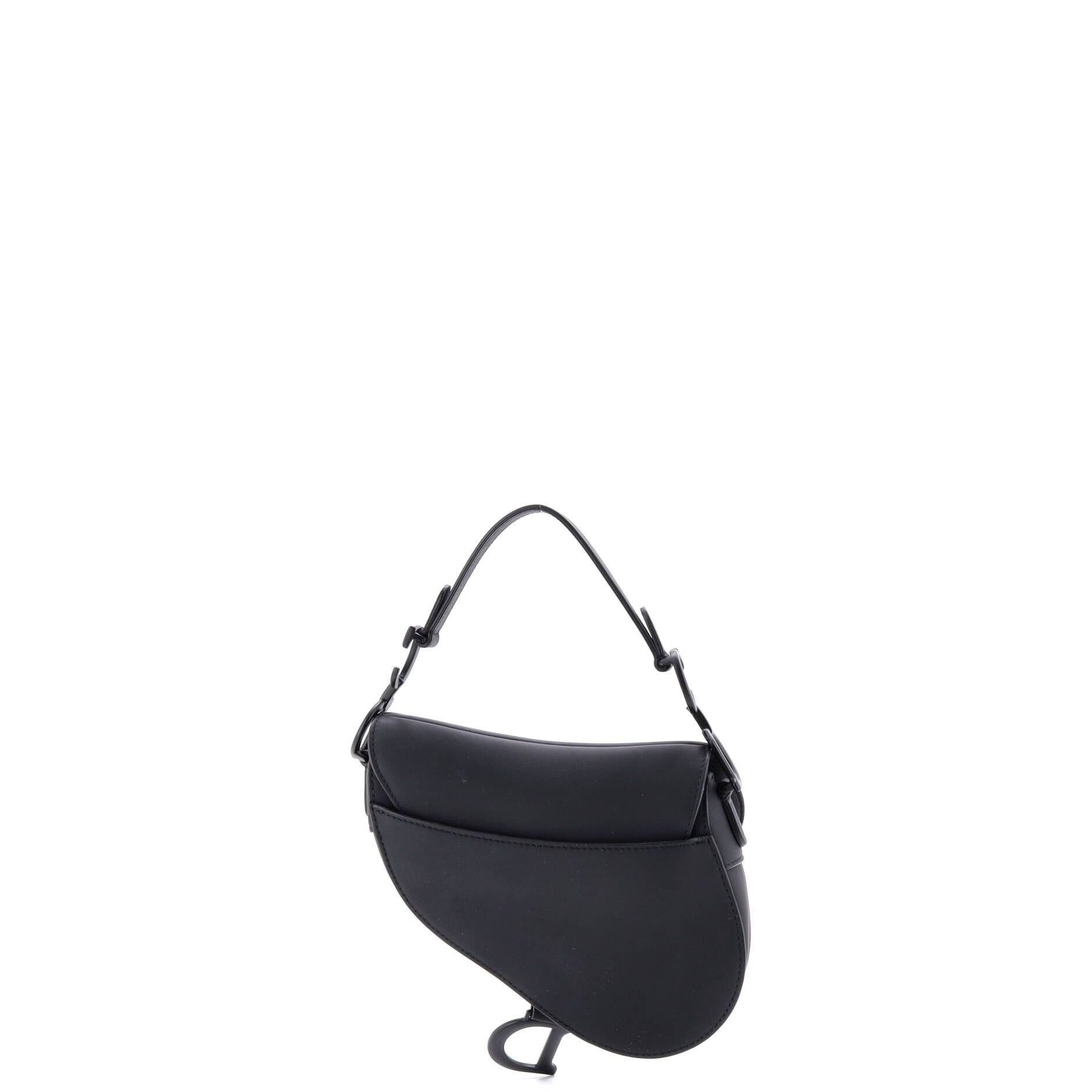 Dior Ultra Matte Saddle Handbag Size ONE SIZE - 3 Thumbnail