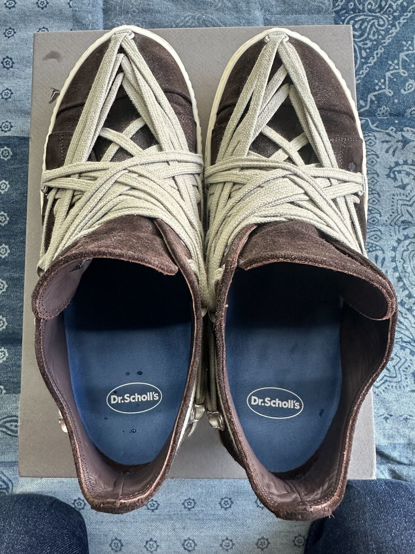Rick Owens Rick Owens Brown Suede Low-Top Sneakers Size US 9 / EU 42 - 4 Thumbnail
