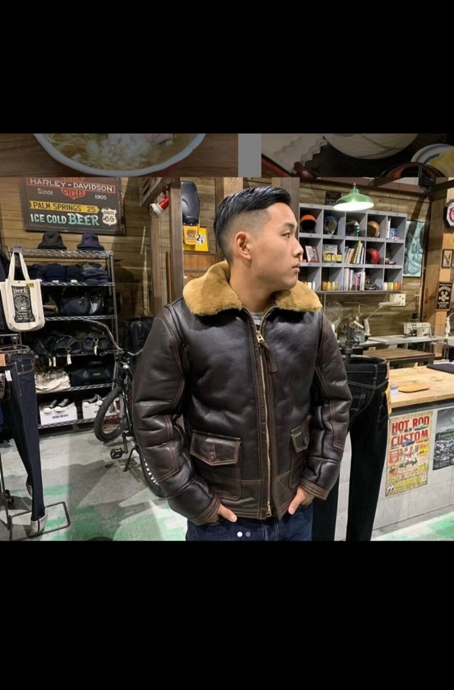 Iron Heart Iron Heart x Simons Bilt Leather Jacket Size US XL / EU 56 / 4 - 2 Thumbnail