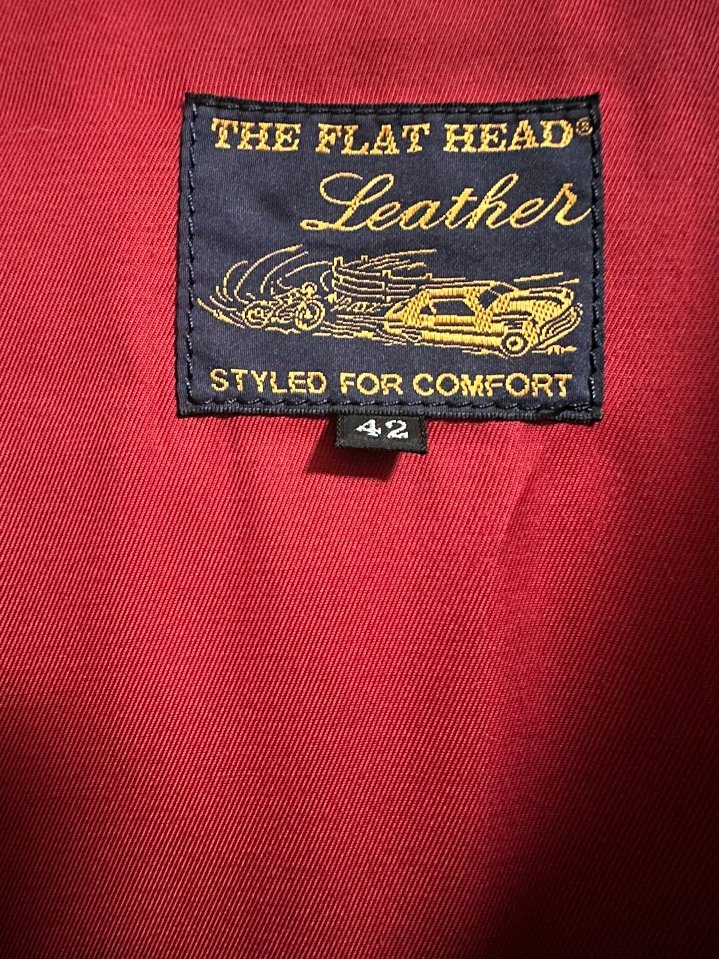 The Flat Head 1940s Vintage Leather Motorcycle Jacket Size US XS / EU 42 / 0 - 3 Thumbnail