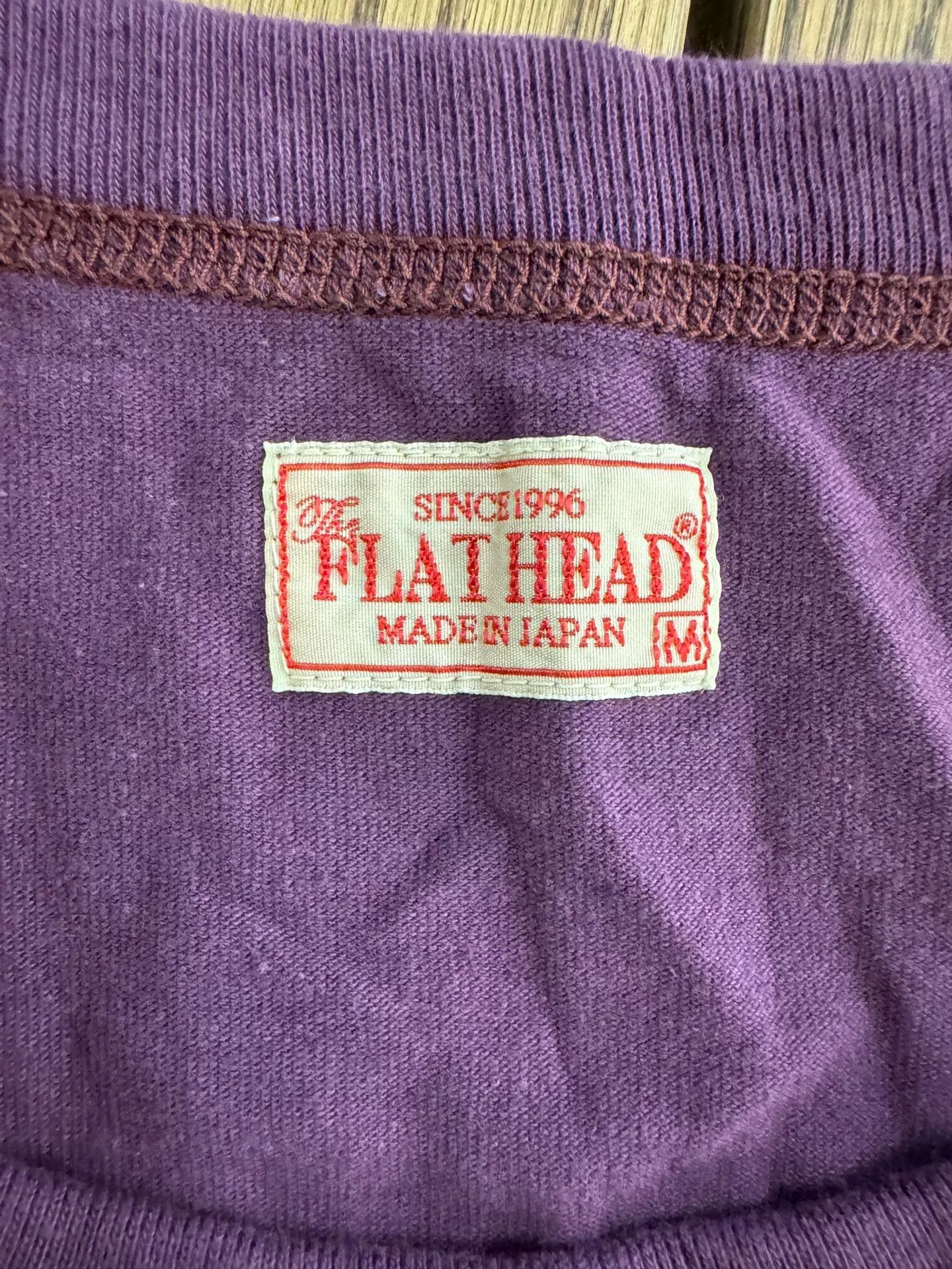 The Flat Head The Flat Head Purple T-Shirt FN-TSW-001 Size US M / EU 48-50 / 2 - 9 Thumbnail