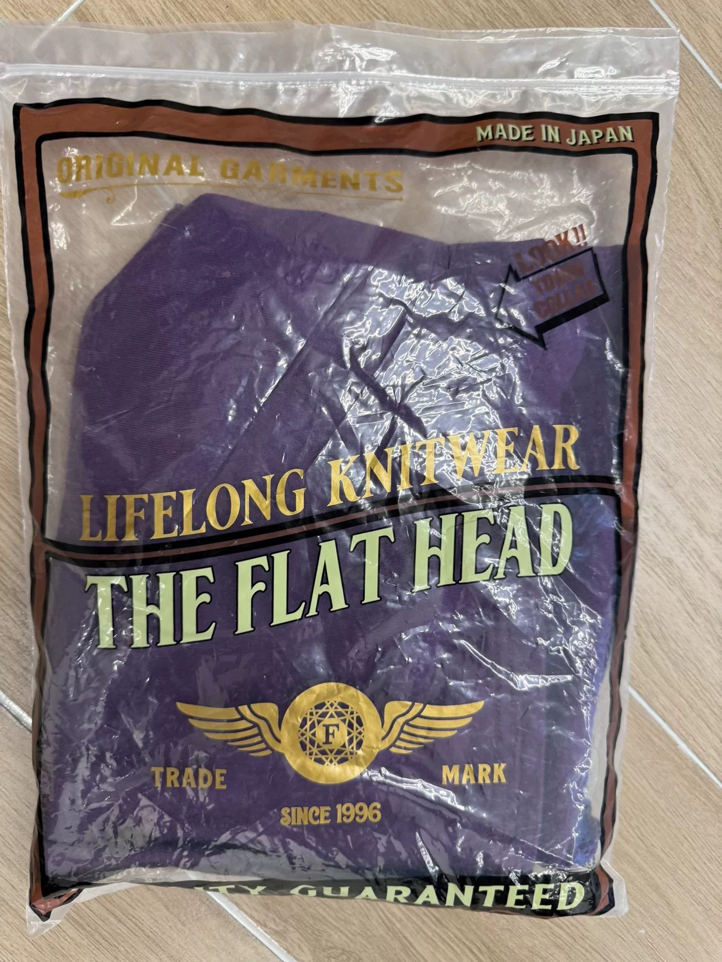The Flat Head The Flat Head Purple T-Shirt FN-TSW-001 Size US M / EU 48-50 / 2 - 8 Thumbnail