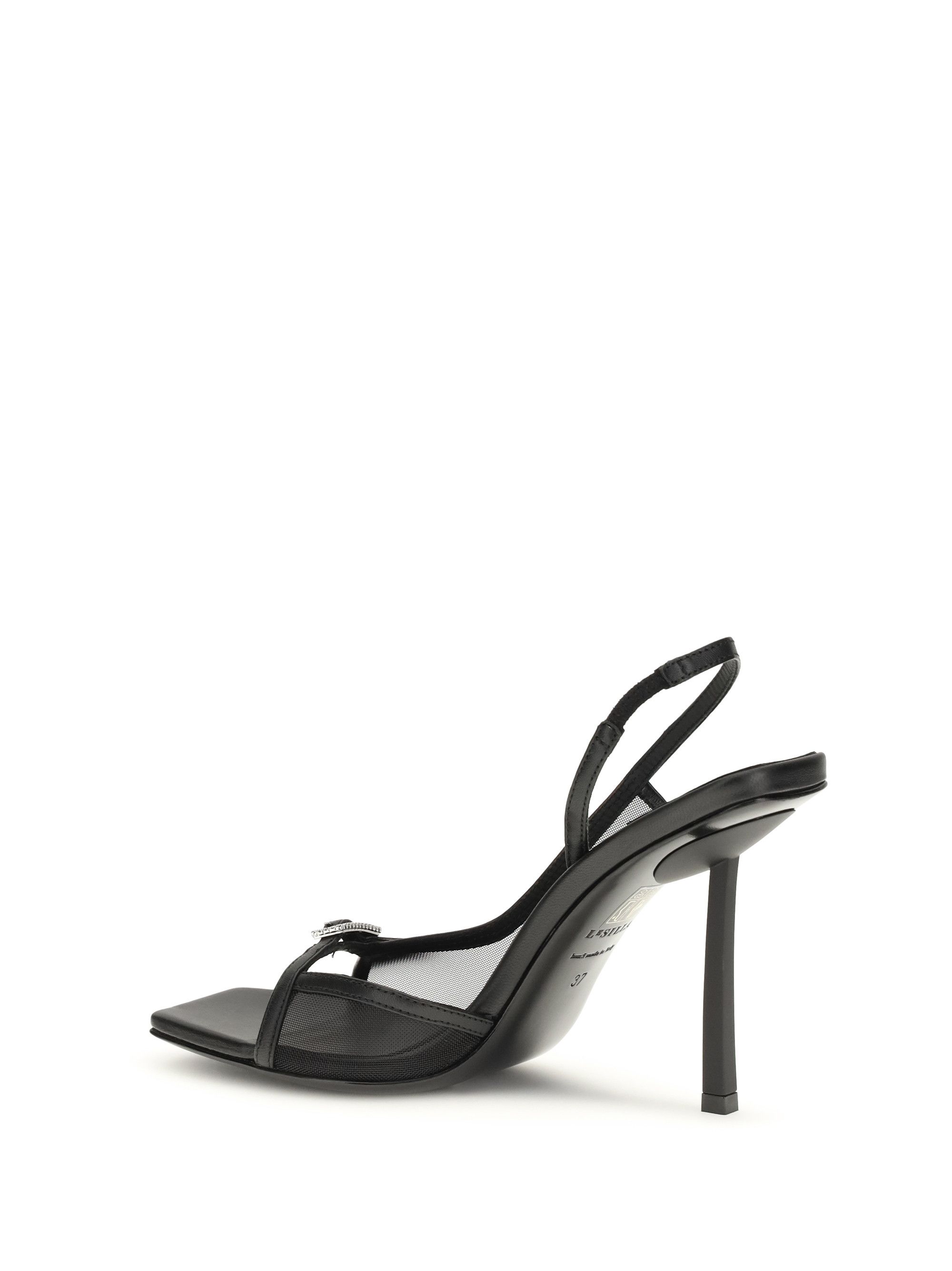 Le Silla Vittoria mesh Sandals Size US 7 / IT 37 - 3 Thumbnail