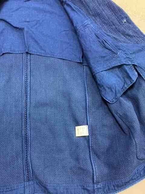 Porter Classic Kendo Sashiko Blue Suit Jacket Size US L / EU 52-54 / 3 - 6 Thumbnail