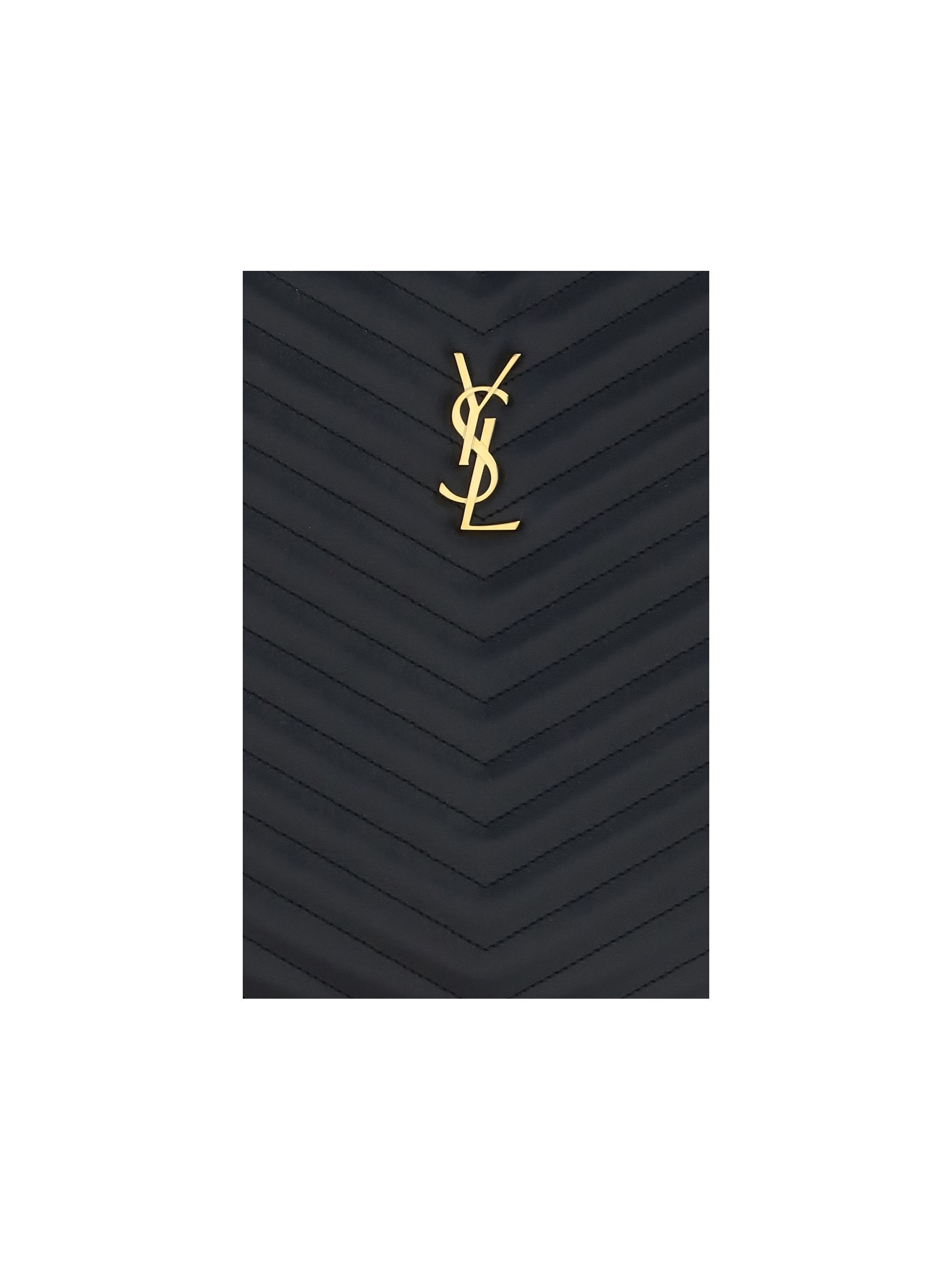 Saint Laurent Paris Leather Pouch Size ONE SIZE - 3 Thumbnail