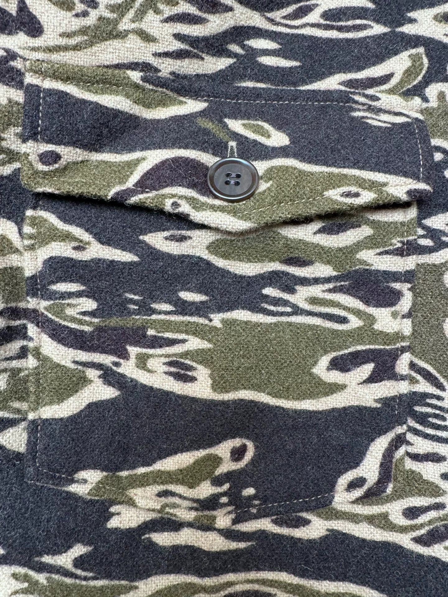 Tenderloin Camouflage Wool Shirt with Hood Size US S / EU 44-46 / 1 - 2 Thumbnail