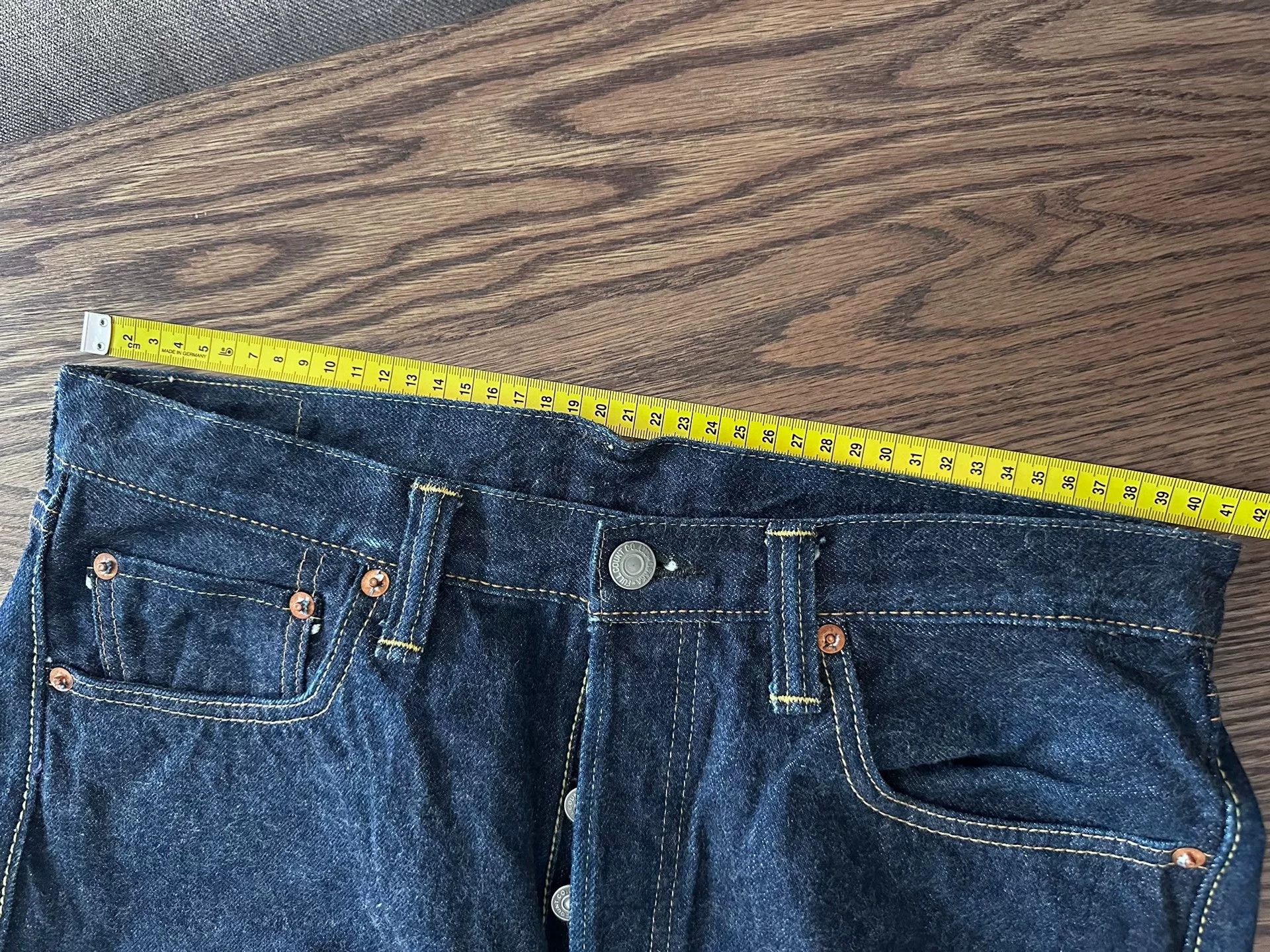 Full Count & Co. FULLCOUNT 1101NA Natural Indigo Pants Size US 31 - 5 Thumbnail