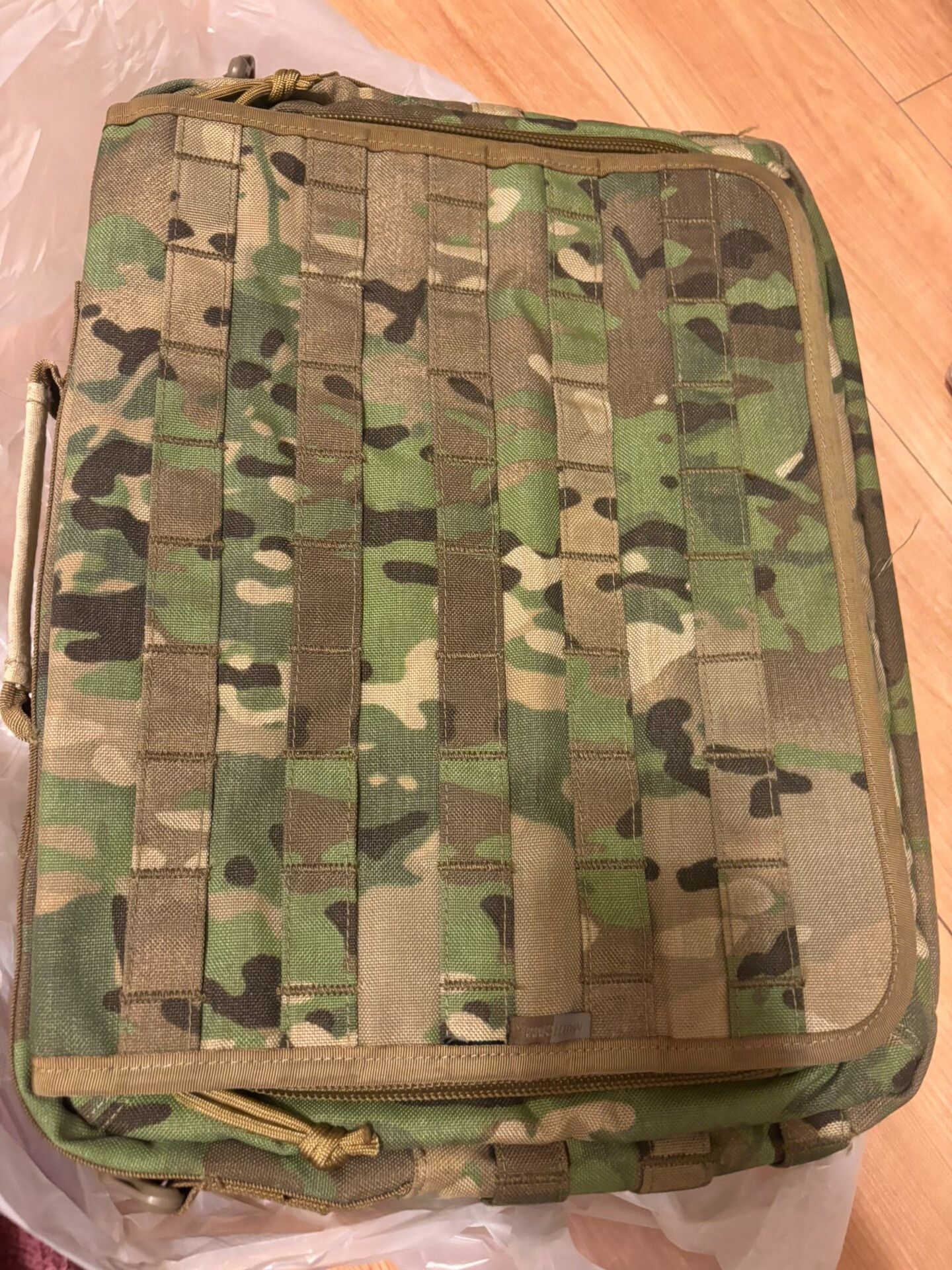 MIL-TEC Camouflage One-Shoulder Bag with Molle Straps Size ONE SIZE - 2 Thumbnail