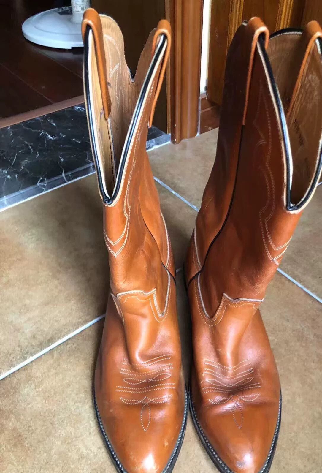 Red Wing Vintage Red Wing Cowboy Boots 9809 9805 9801 Size US 9.5 / EU 42-43 - 3 Thumbnail
