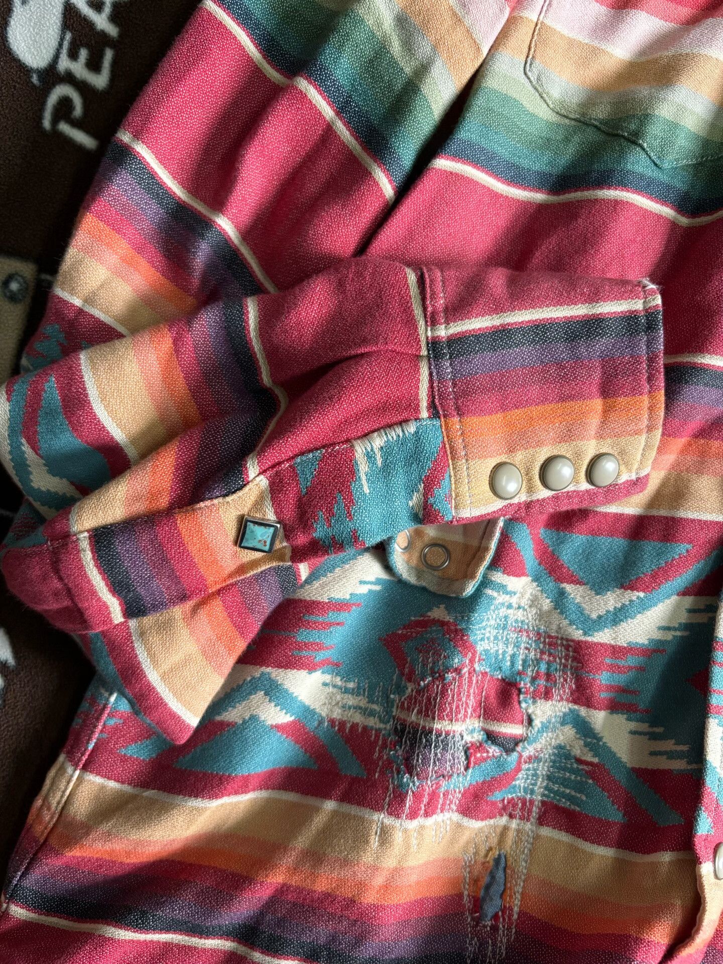 RRL Ralph Lauren RRL Double RL Southwest Rainbow Shirt Size US S / EU 44-46 / 1 - 3 Thumbnail