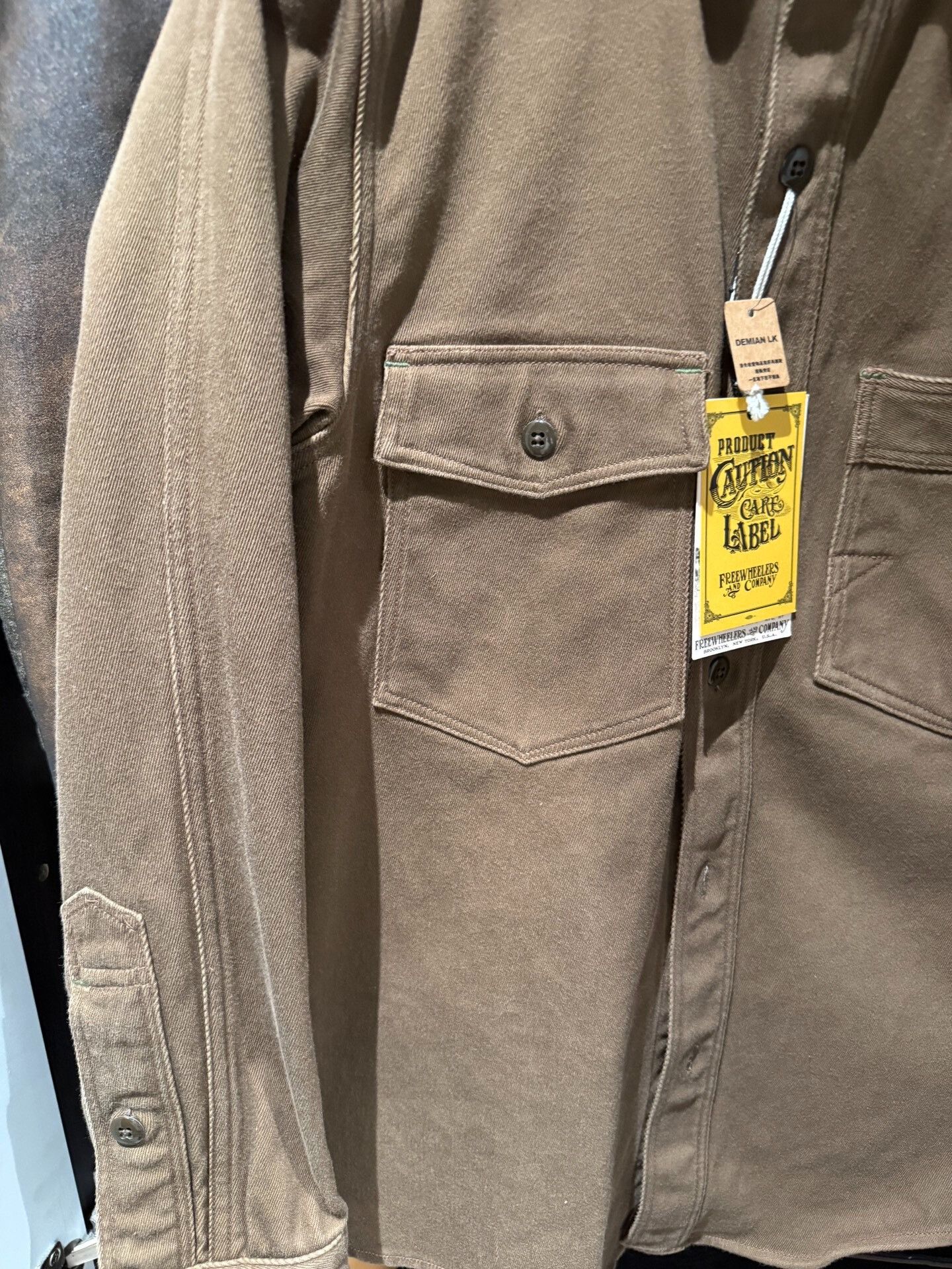 Freewheelers Vintage Heavy Twill Work Officer Shirt Size US M / EU 48-50 / 2 - 3 Thumbnail