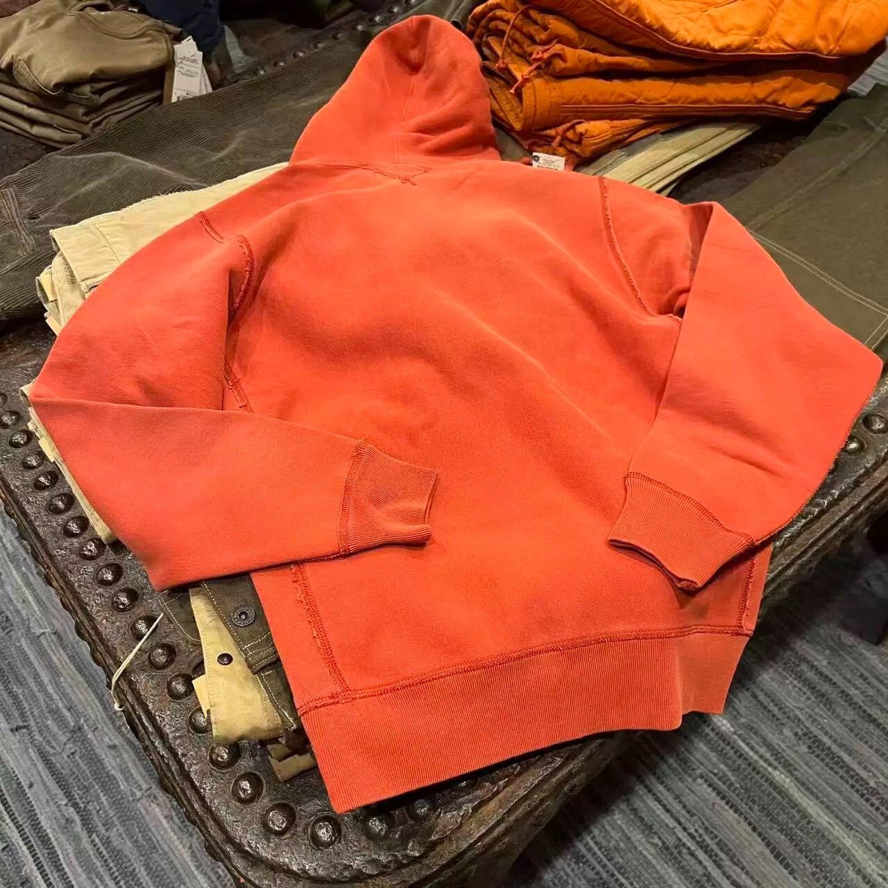 RRL Ralph Lauren RRL Ralph Lauren Red Hoodie Sweatshirt Size US M / EU 48-50 / 2 - 9 Thumbnail