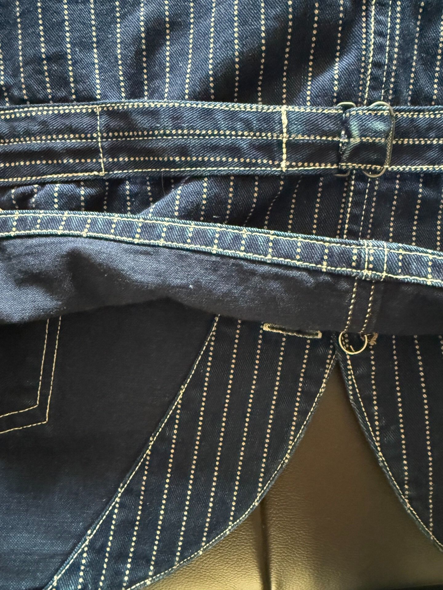 Freewheelers Freewheelers Striped Denim Vest Size 40 Size US XXS / EU 40 - 7 Thumbnail