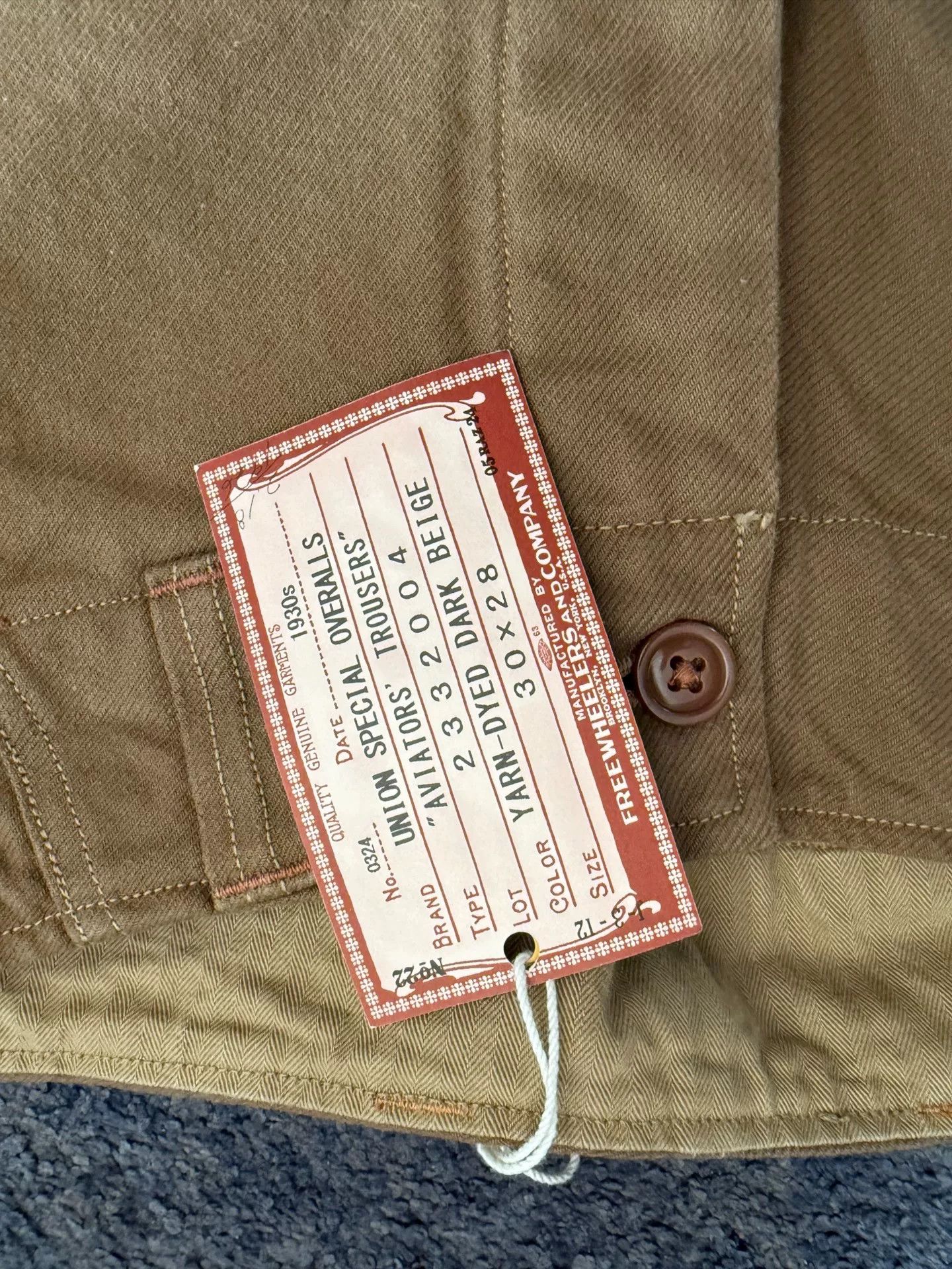 Freewheelers Freewheelers Aviators' Trousers 2024 Edition Size US 30 / EU 46 - 2 Thumbnail