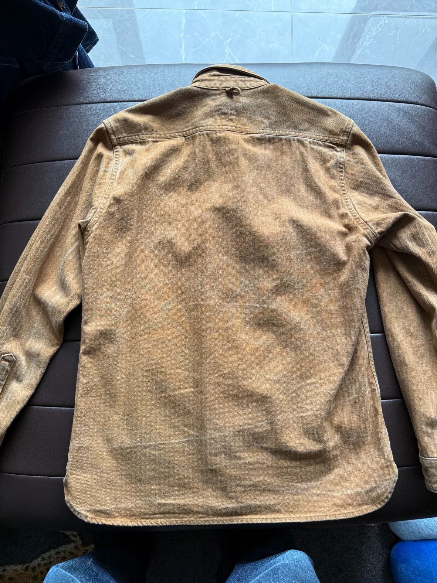 Orgueil Vintage Orgueil Brown Work Shirt Size US M / EU 48-50 / 2 - 4 Thumbnail