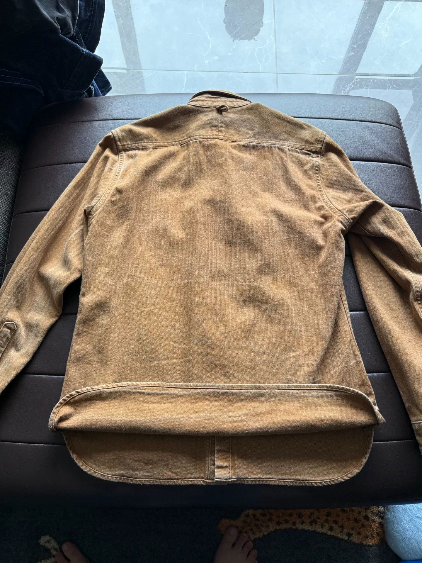 Orgueil Vintage Orgueil Brown Work Shirt Size US M / EU 48-50 / 2 - 6 Thumbnail