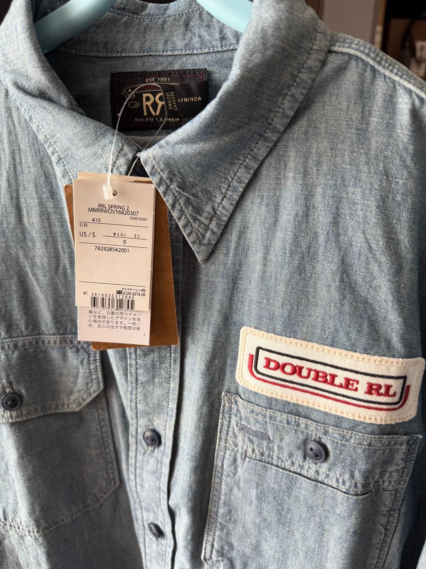 RRL Ralph Lauren New RRL Embroidered Shirt Size Small Size US S / EU 44-46 / 1 - 2 Thumbnail