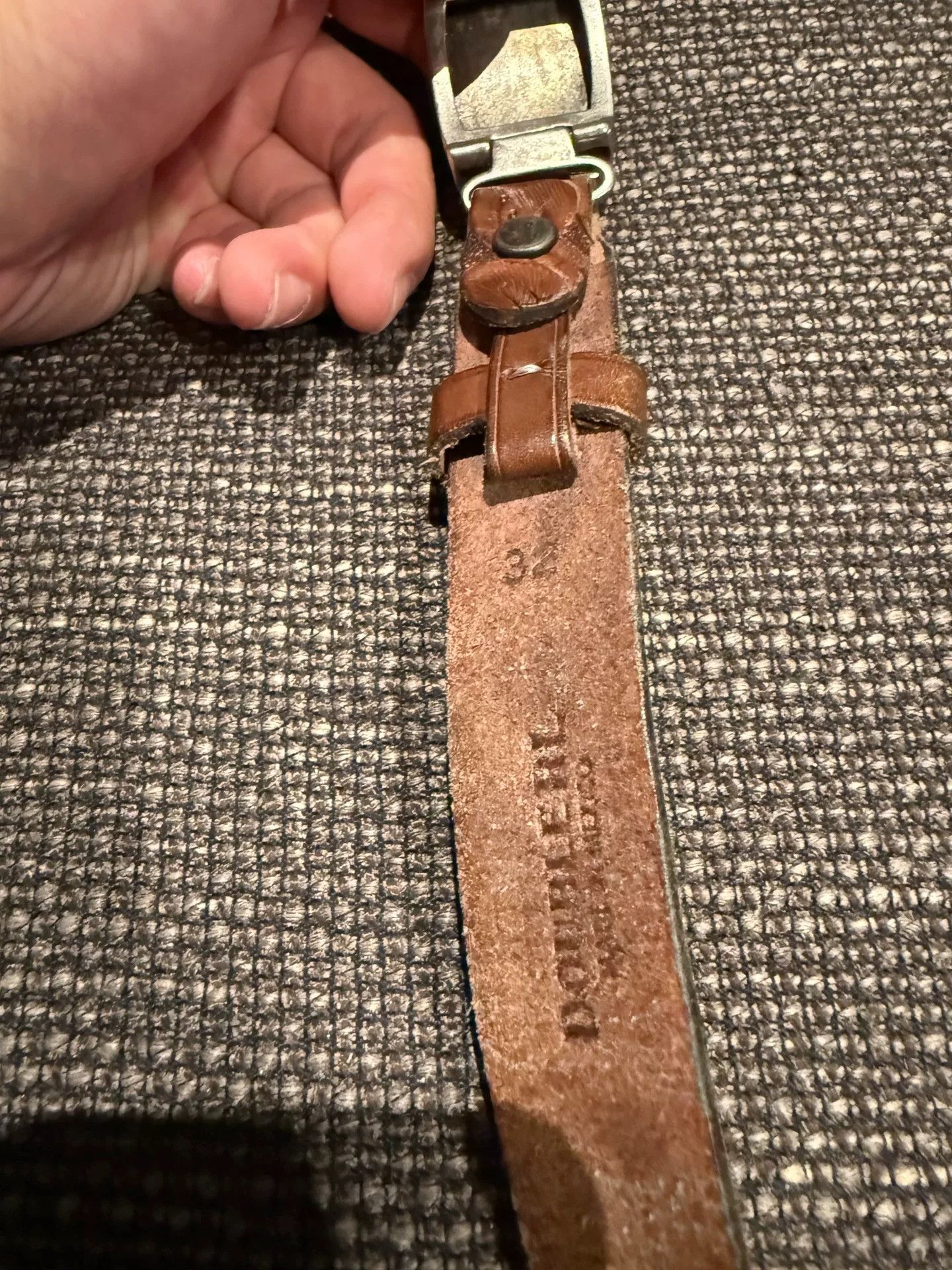 RRL Ralph Lauren RRL Men's Leather Floral Belt 32 Size Size ONE SIZE - 6 Thumbnail