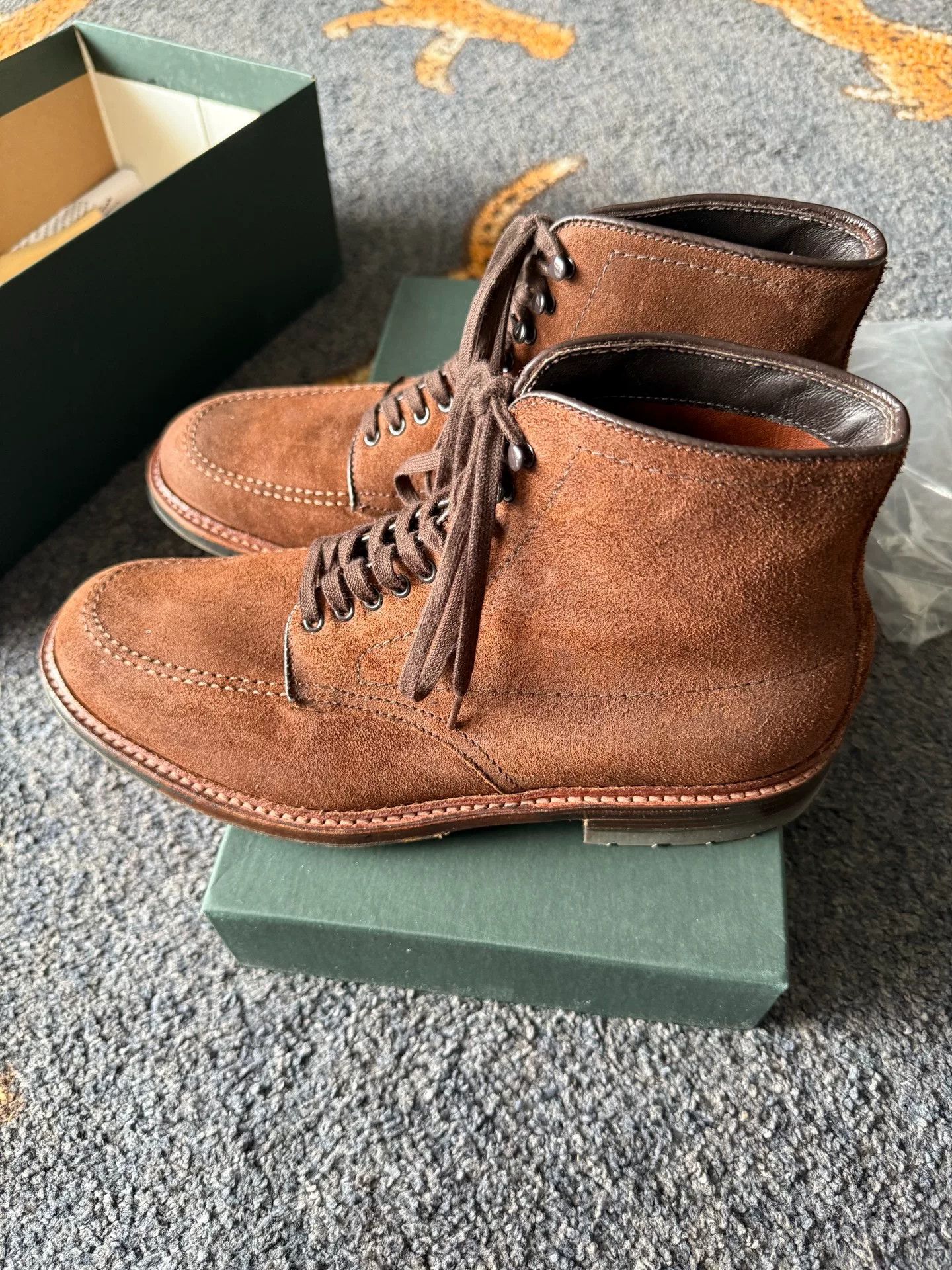 Alden Alden Indy Brown Suede Boots Size US 7 / EU 40 - 4 Thumbnail
