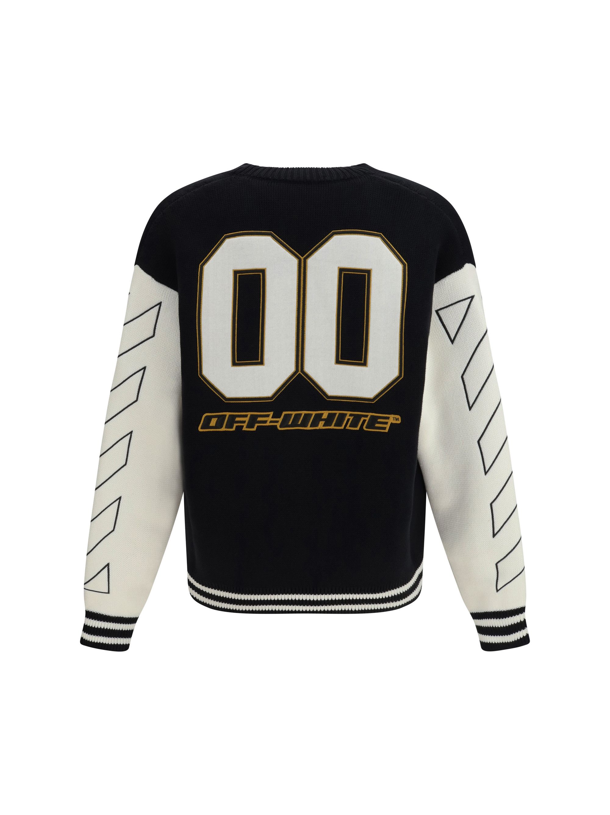 Off-White Star Logo Diagonal Varsity Cardigan Size US M / EU 48-50 / 2 - 2 Thumbnail