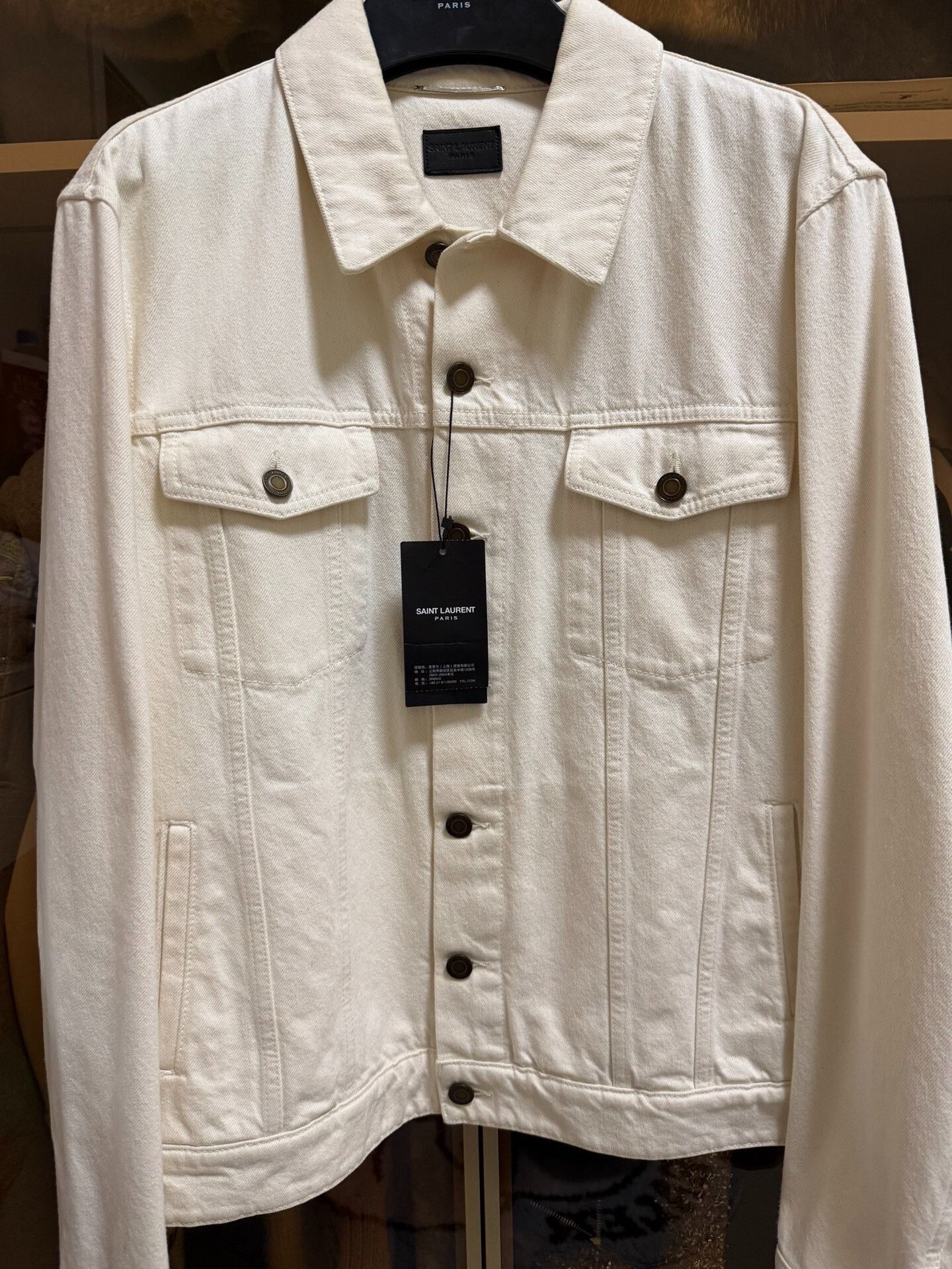 Yves Saint Laurent Saint Laurent Denim Jacket for Men Size US M / EU 48-50 / 2 - 3 Thumbnail