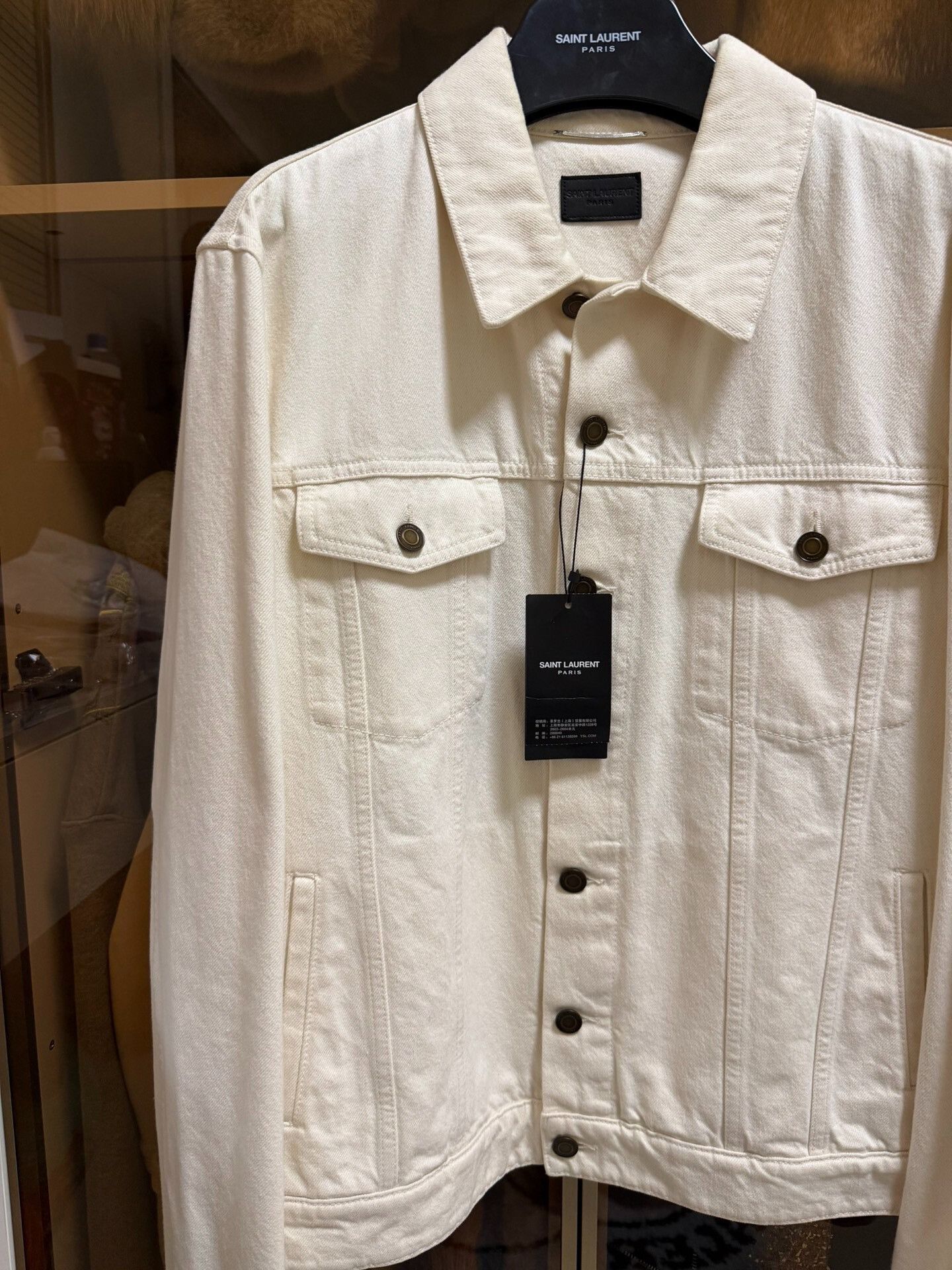 Yves Saint Laurent Saint Laurent Denim Jacket for Men Size US M / EU 48-50 / 2 - 4 Thumbnail