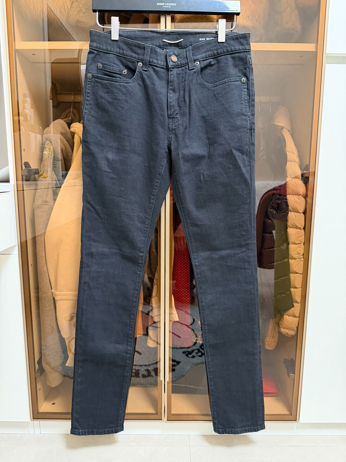 Yves Saint Laurent Saint Laurent Black Denim Pants Size 30 Size US 30 / EU 46 - 2 Thumbnail