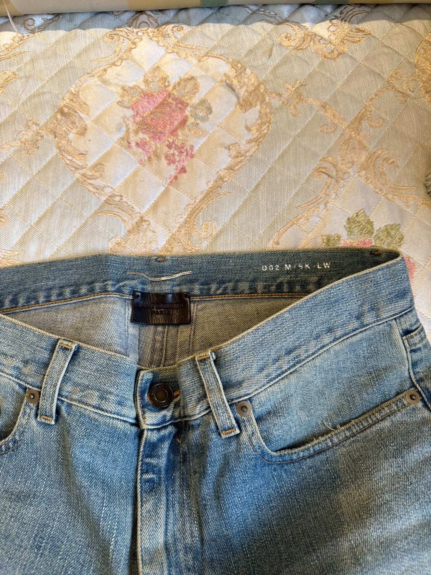 Hedi Slimane Saint Laurent Blue Denim D02 Jeans Size US 30 / EU 46 - 5 Thumbnail