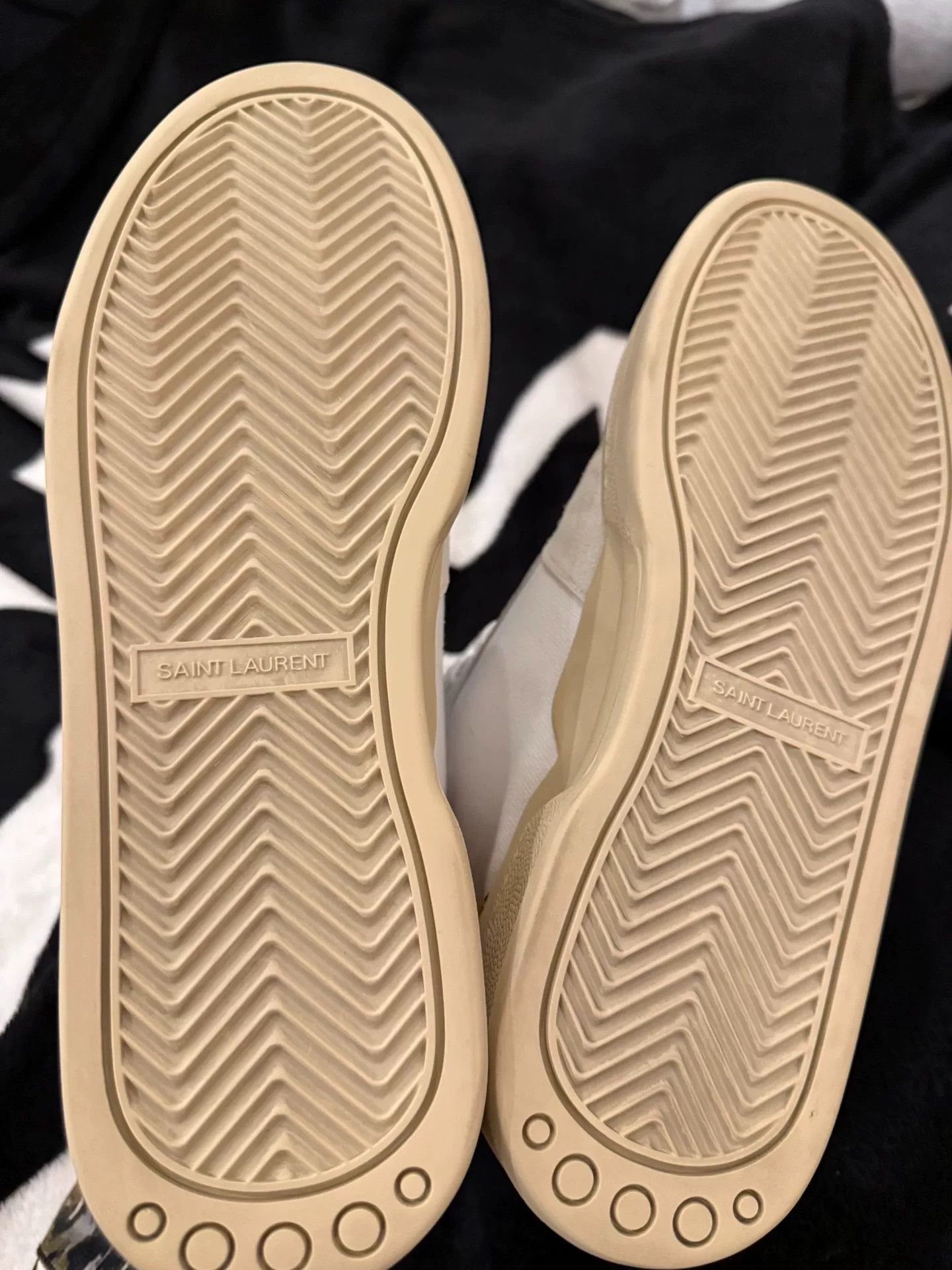 Saint Laurent Paris Saint Laurent High-Top Sneakers with Print Size US 8 / EU 41 - 9 Thumbnail