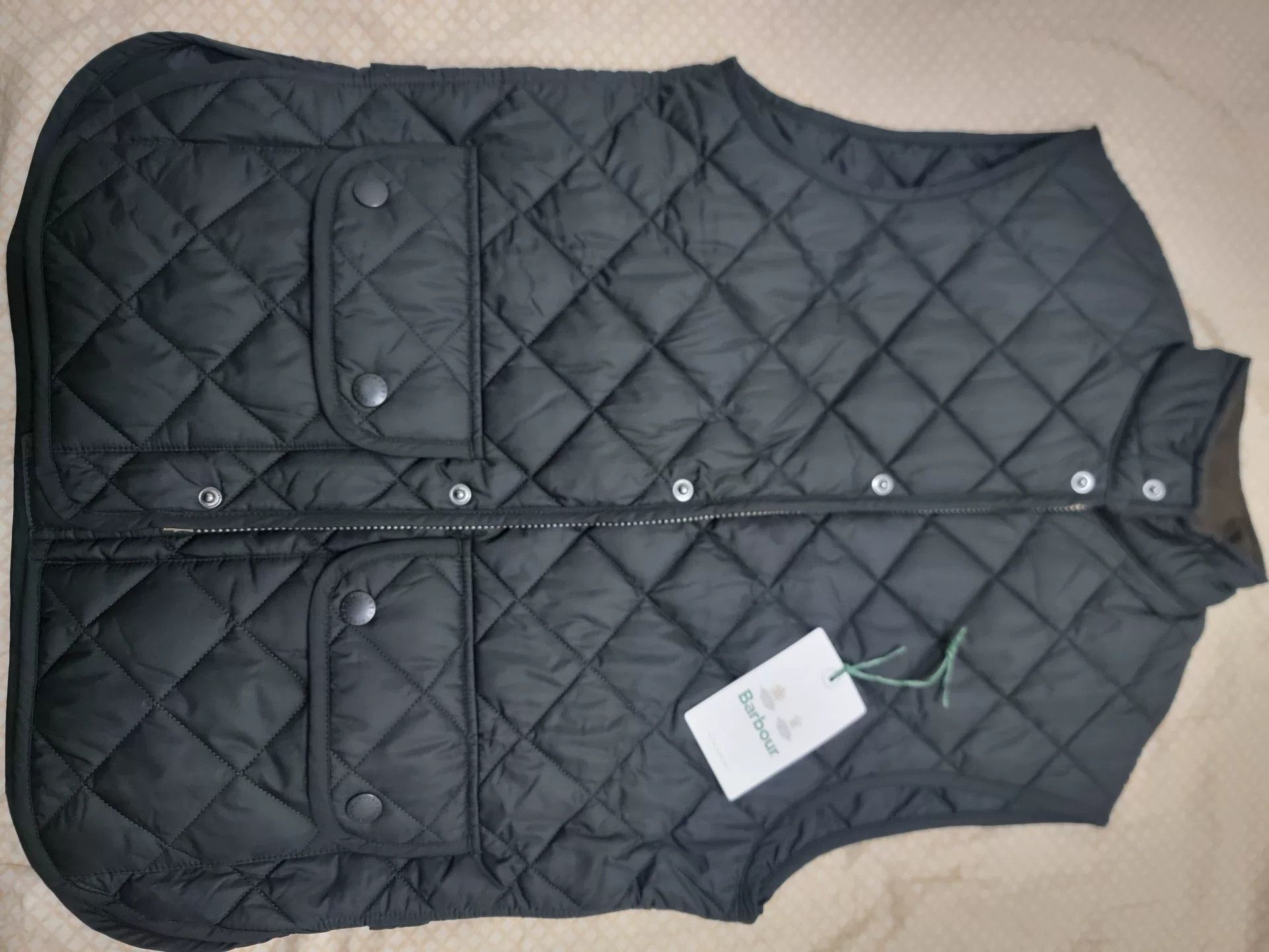 Barbour Barbour Quilted Vest in Black Size M Size US M / EU 48-50 / 2 - 2 Thumbnail
