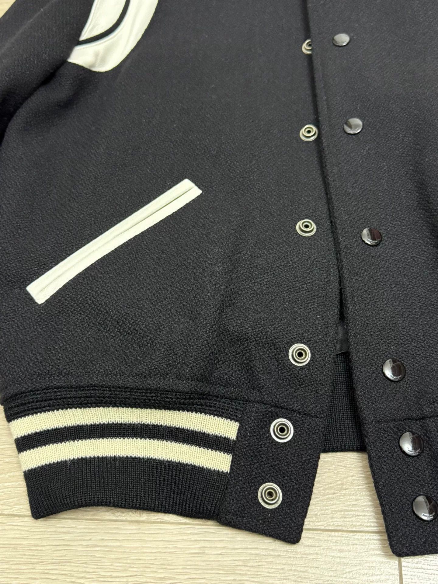 Saint Laurent Paris Saint Laurent Classic Black and White Jacket Size US S / EU 44-46 / 1 - 5 Thumbnail