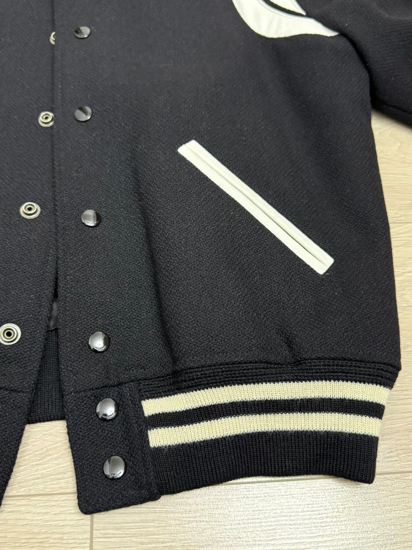 Saint Laurent Paris Saint Laurent Classic Black and White Jacket Size US S / EU 44-46 / 1 - 6 Thumbnail