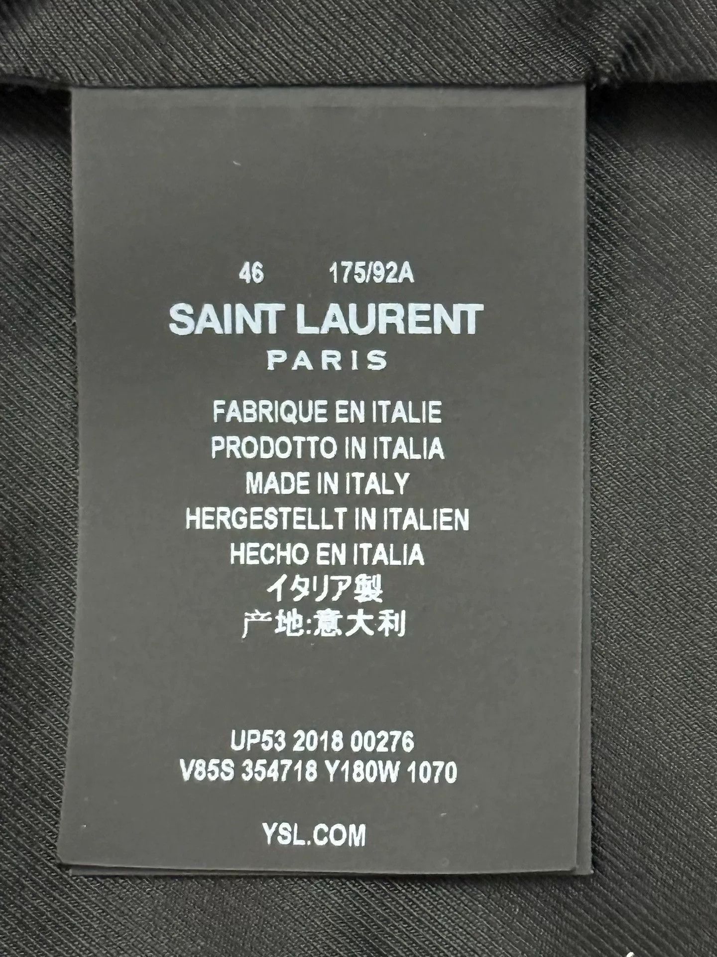 Saint Laurent Paris Saint Laurent Classic Black and White Jacket Size US S / EU 44-46 / 1 - 8 Thumbnail