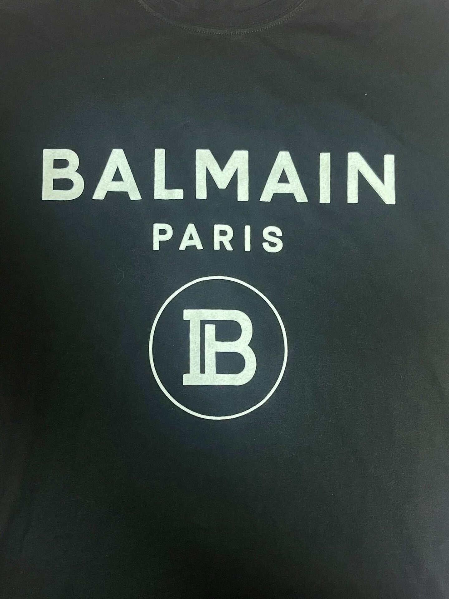 Balmain Balmain Men's Slim Fit Logo T-Shirt Size US S / EU 44-46 / 1 - 2 Thumbnail