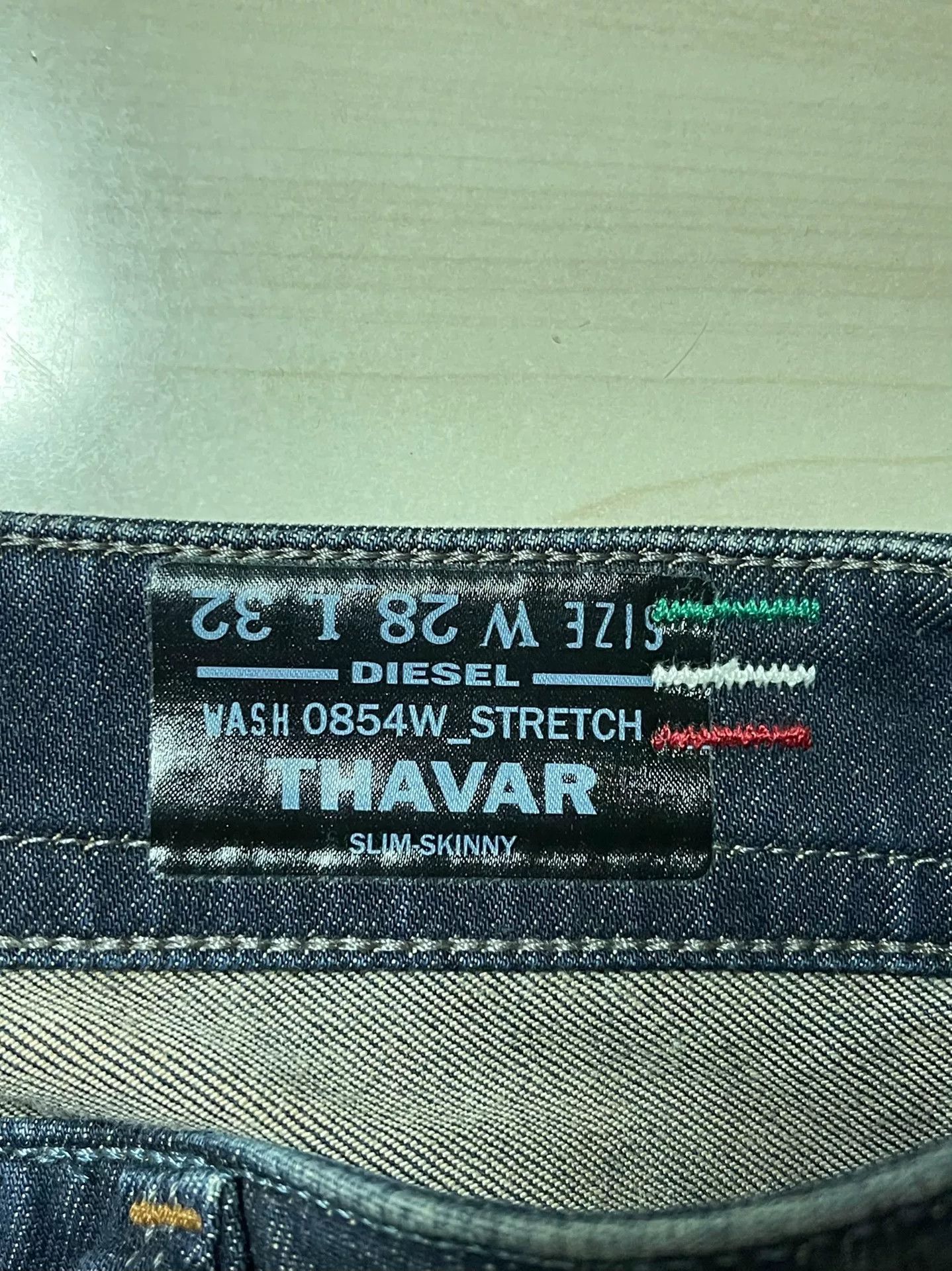 Diesel Diesel Thavar 854W Jeans for Slim Fit Size US 28 / EU 44 - 3 Thumbnail