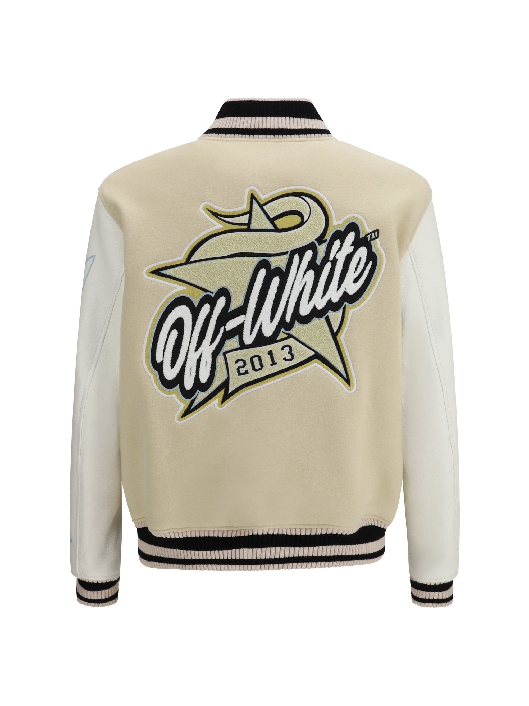 Off-White Varsity Star Logo Jacket Size US L / EU 52-54 / 3 - 2 Thumbnail