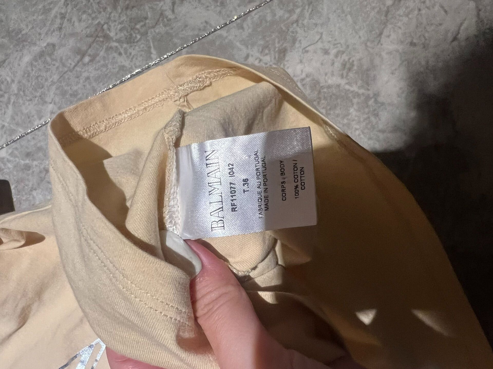 Balmain Balmain Short Sleeve T-Shirt Size 36 Size XS / US 0-2 / IT 36-38 - 5 Thumbnail