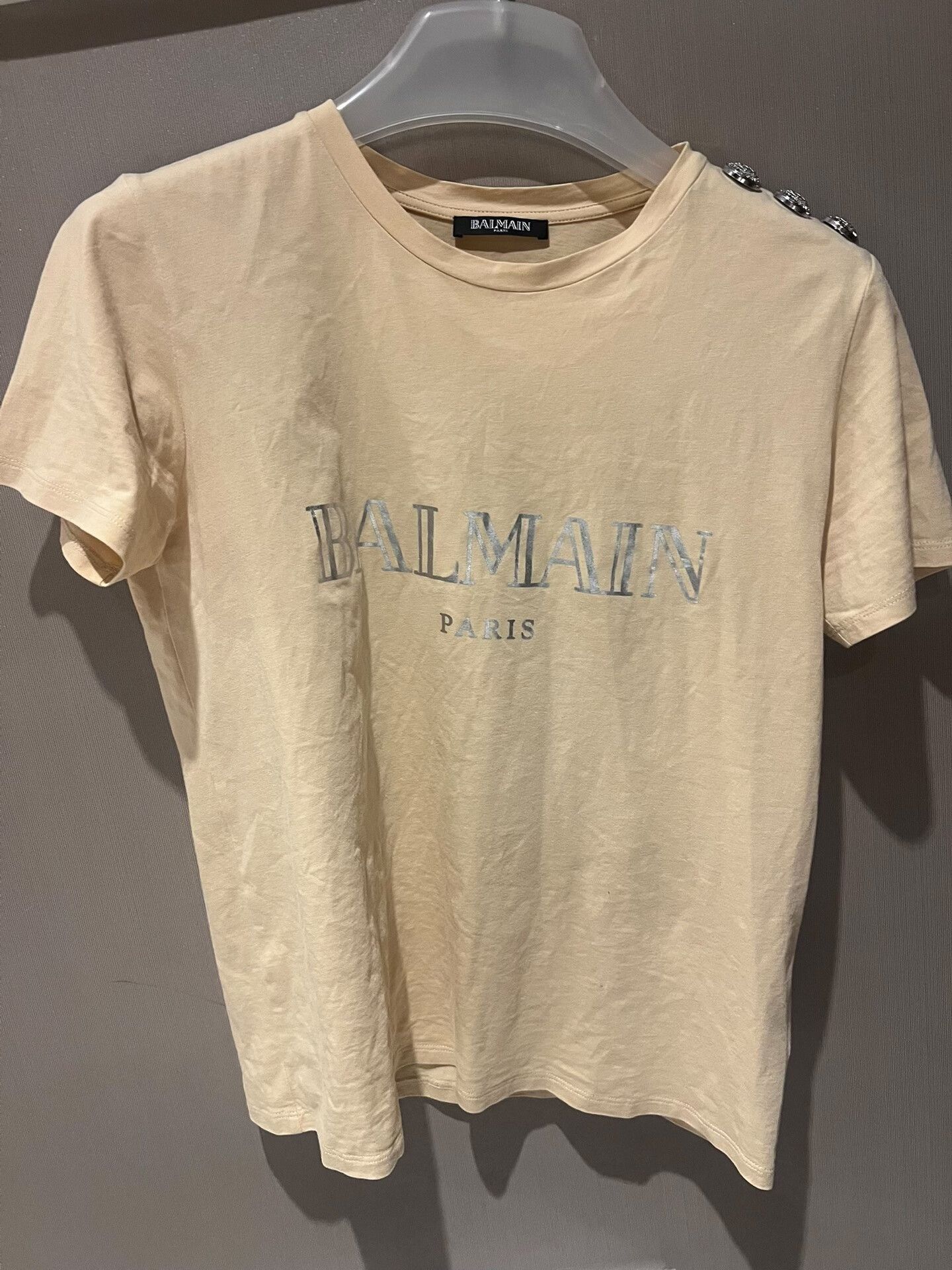 Balmain Balmain Short Sleeve T-Shirt Size 36 Size XS / US 0-2 / IT 36-38 - 2 Thumbnail