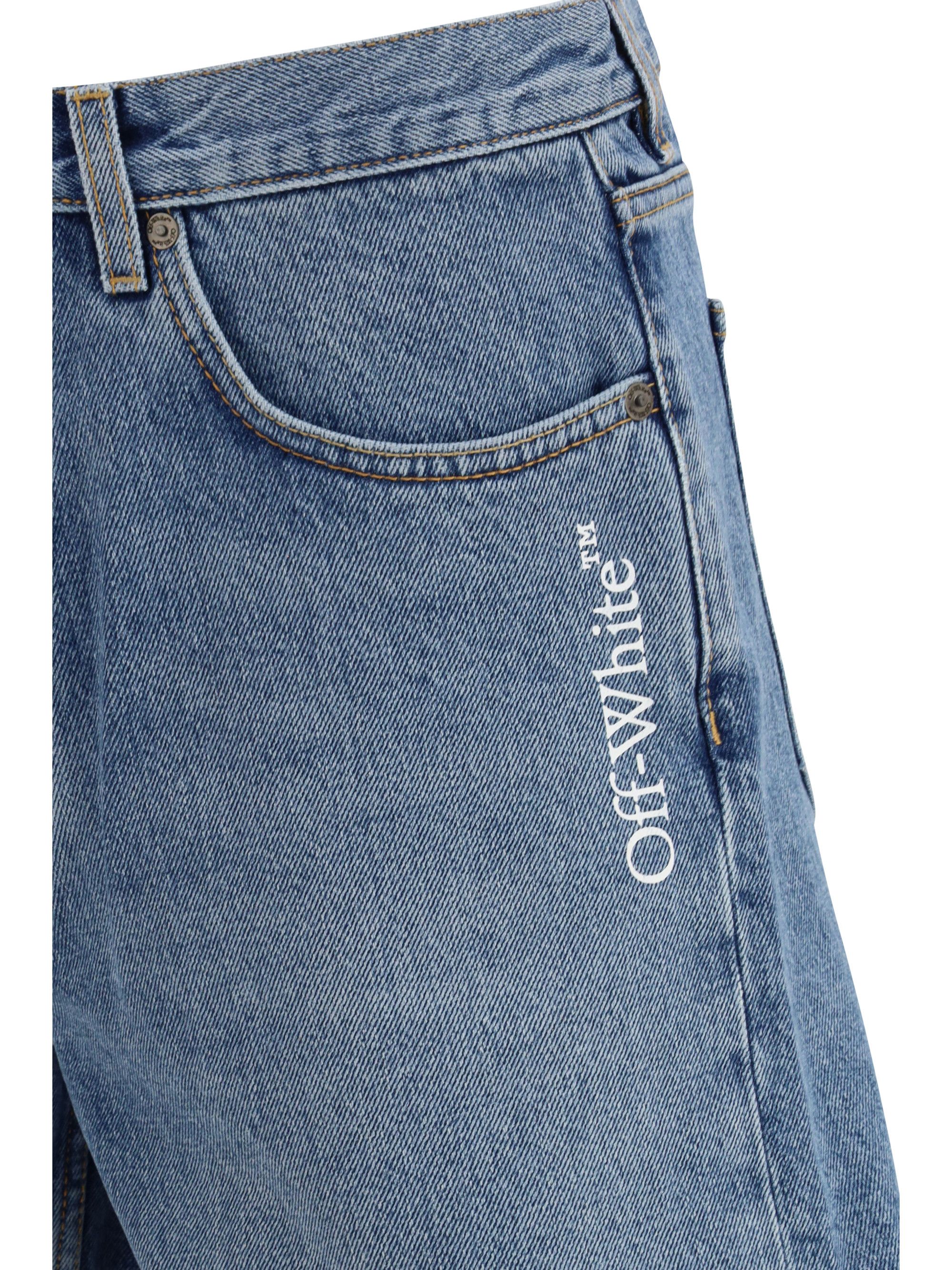 Off-White Half Arrow denim Shorts Size US 31 - 3 Thumbnail