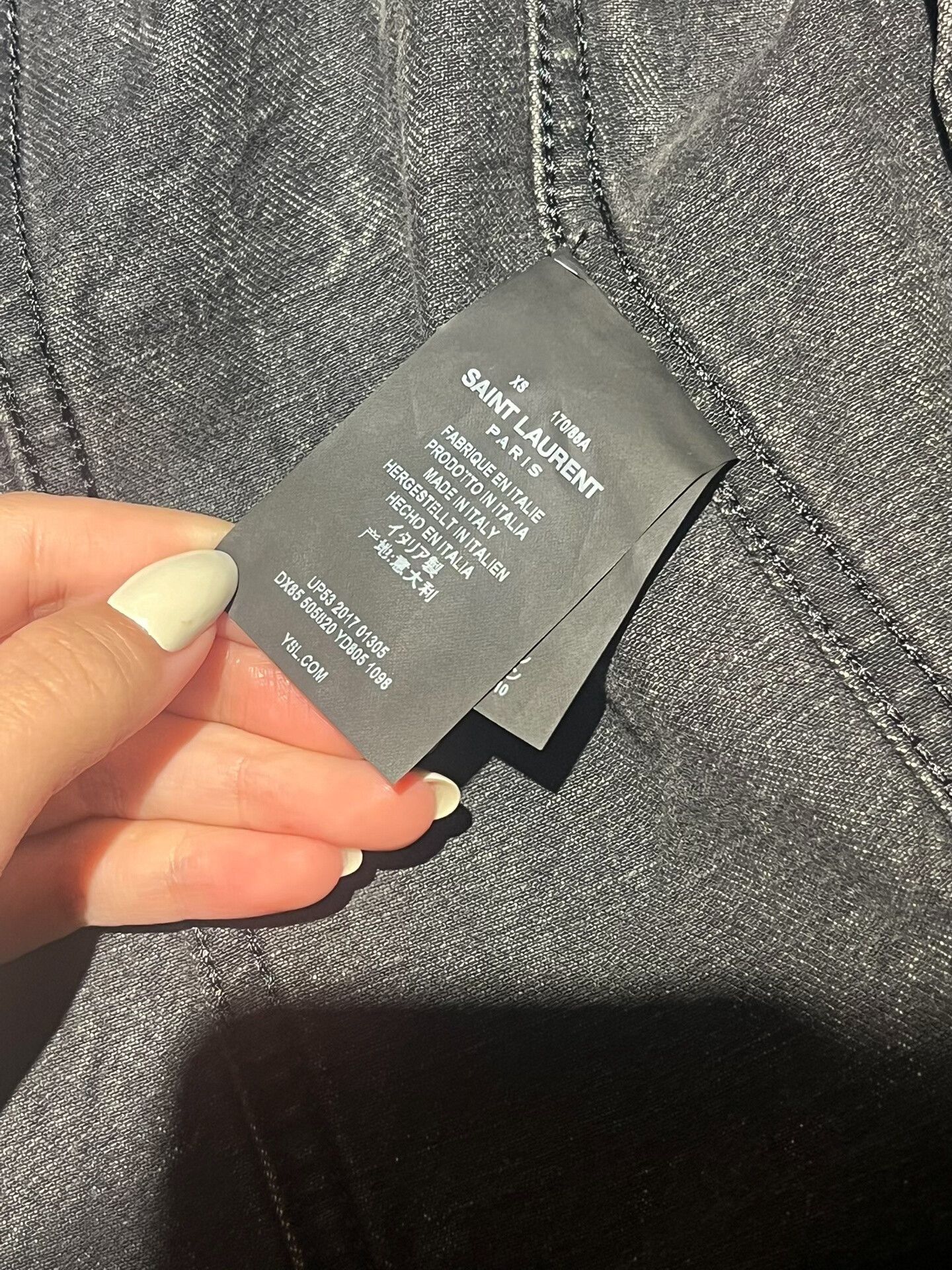 Yves Saint Laurent Saint Laurent Denim Jacket in XS Size Size US XS / EU 42 / 0 - 4 Thumbnail