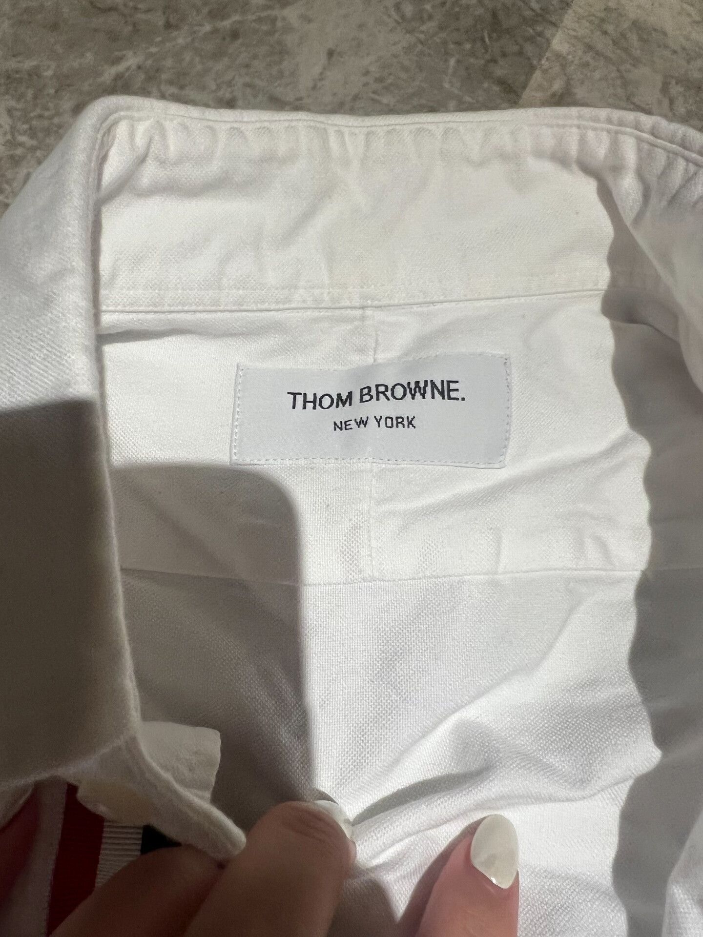 Thom Browne Thom Browne White Shirt Size US M / EU 48-50 / 2 - 2 Thumbnail