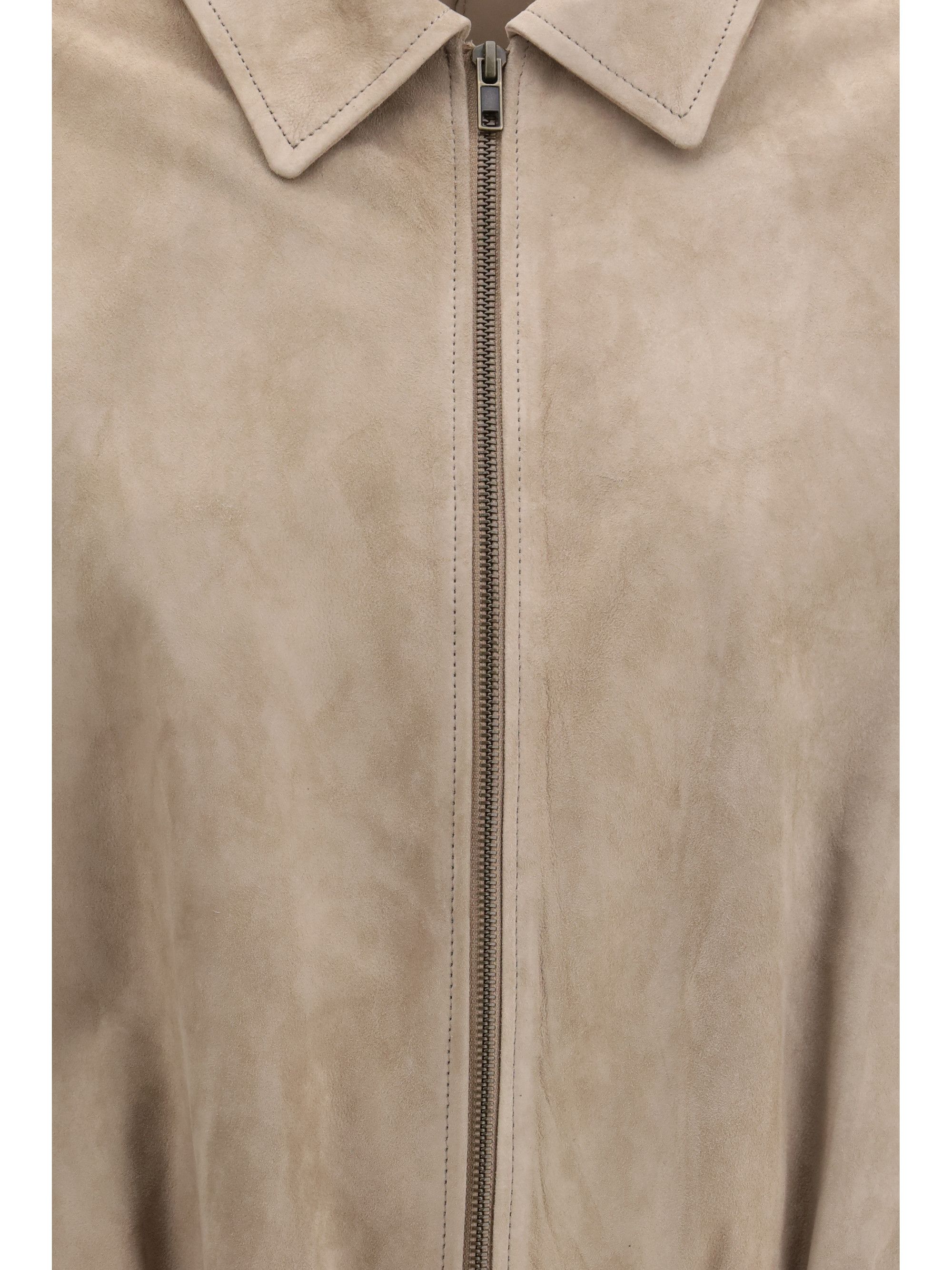 Salvatore Santoro Suede Jacket Size M / US 6-8 / IT 42-44 - 3 Thumbnail