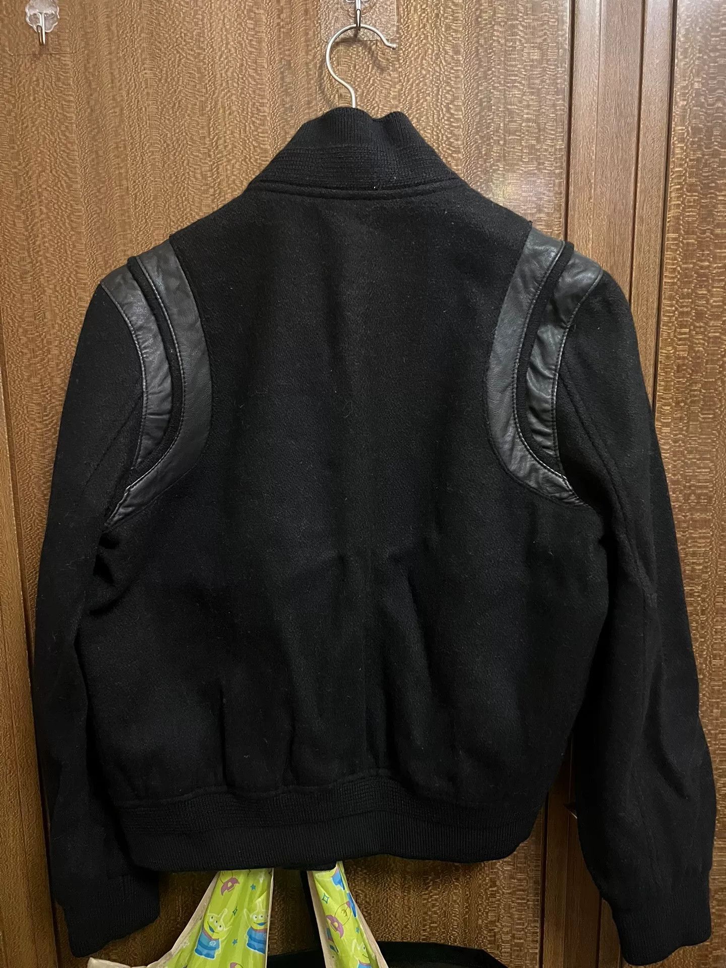 Saint Laurent Paris Saint Laurent Black Baseball Jacket Size US S / EU 44-46 / 1 - 4 Thumbnail
