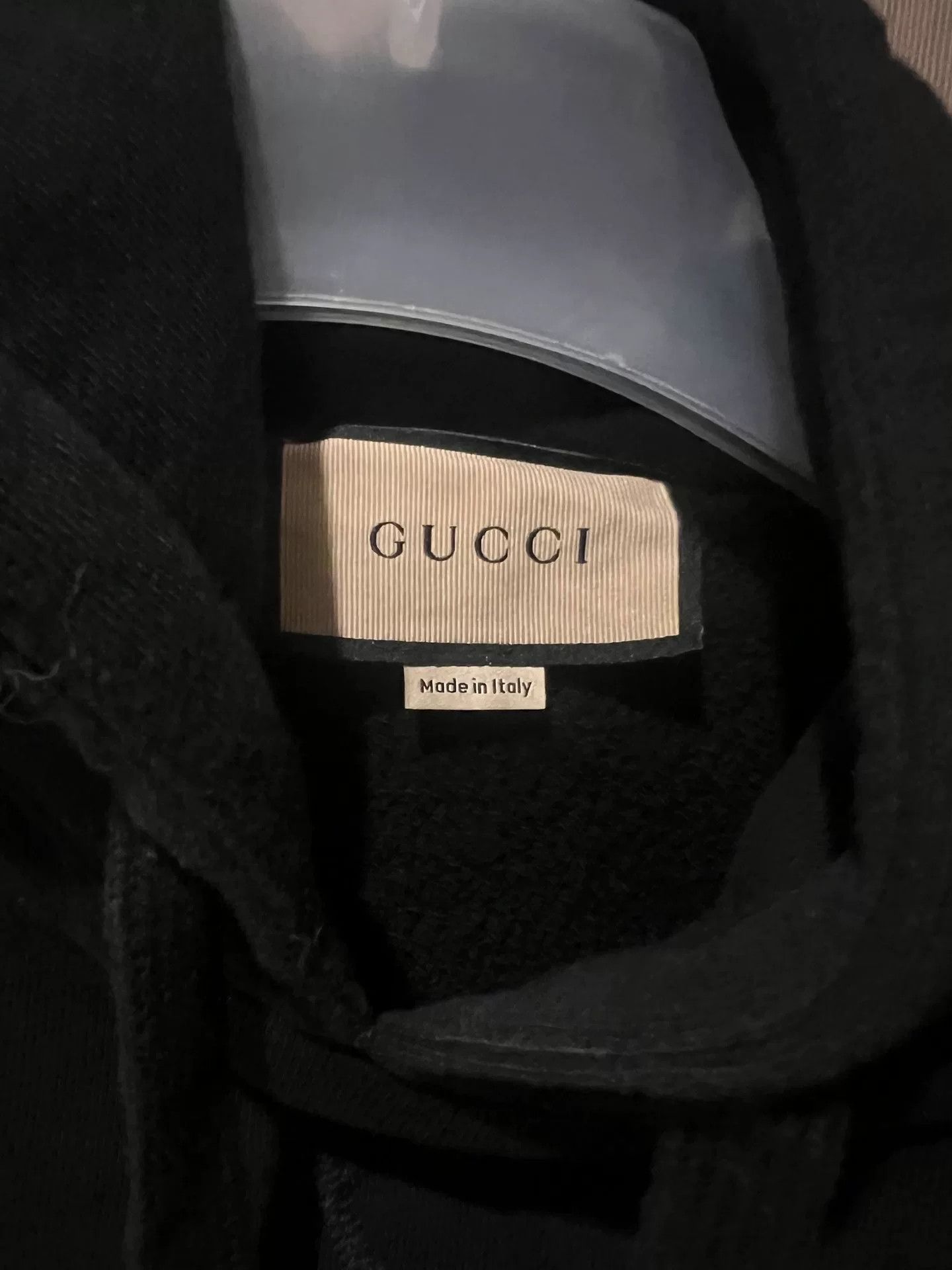 Gucci GUCCI Black Hooded Sweatshirt for Women Size M / US 6-8 / IT 42-44 - 3 Thumbnail